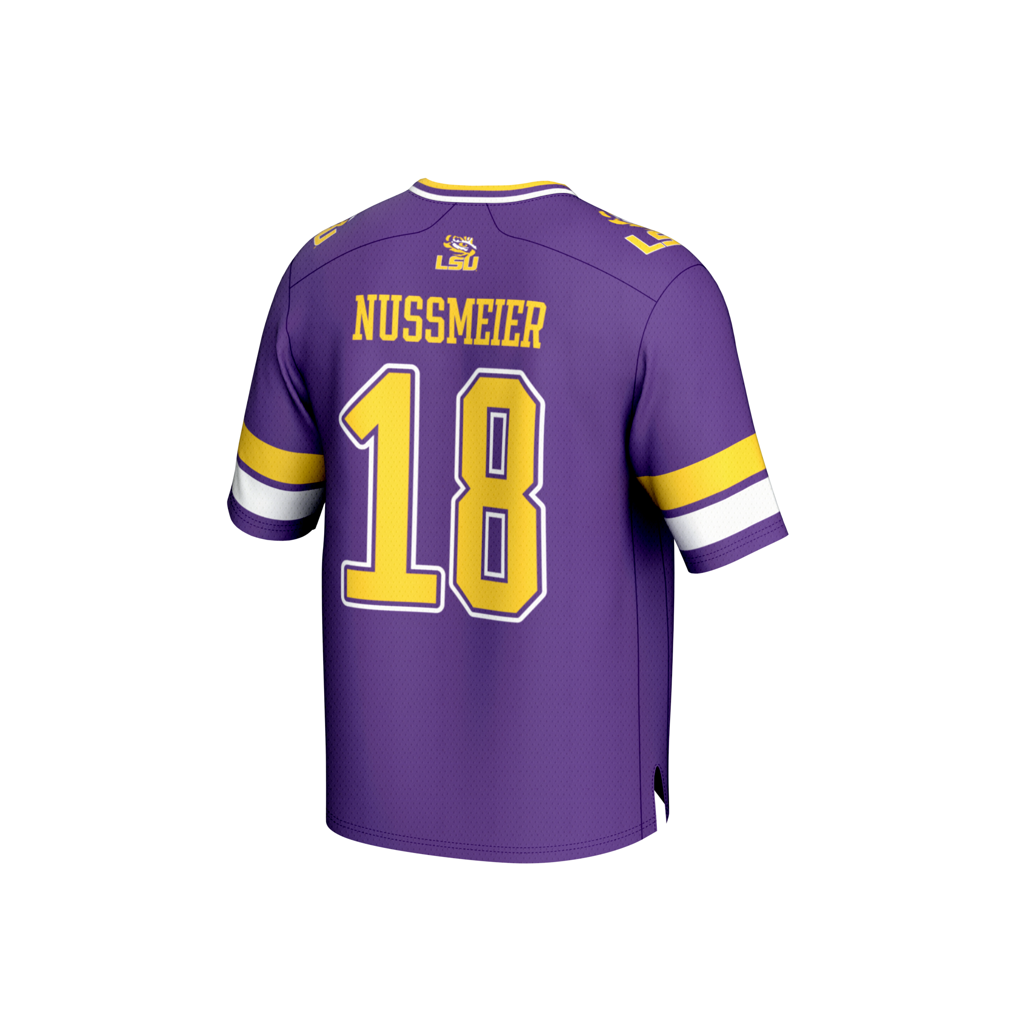 Garrett Nussmeier NIL LSU Tigers Player Jersey Purple NCAA College Football Fan Wear