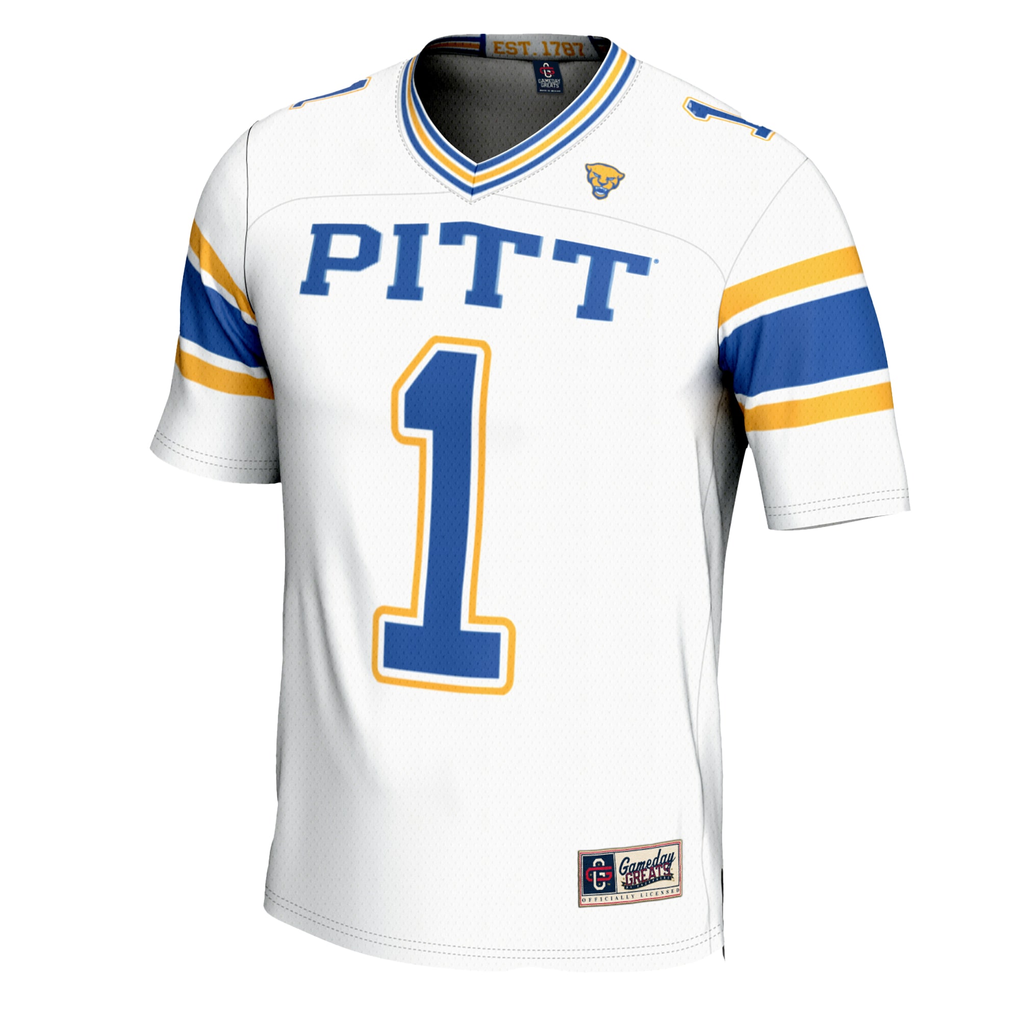 Pitt Panthers Game Jersey No.1 Cardinal NCAA College Football Fan Wear
