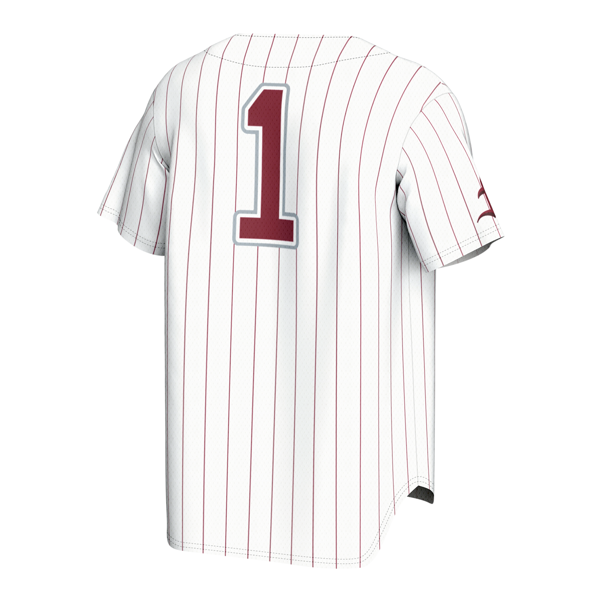 Collegiate Fashion Fordham Rams Game Jersey White NCAA College Baseball Fan Wear