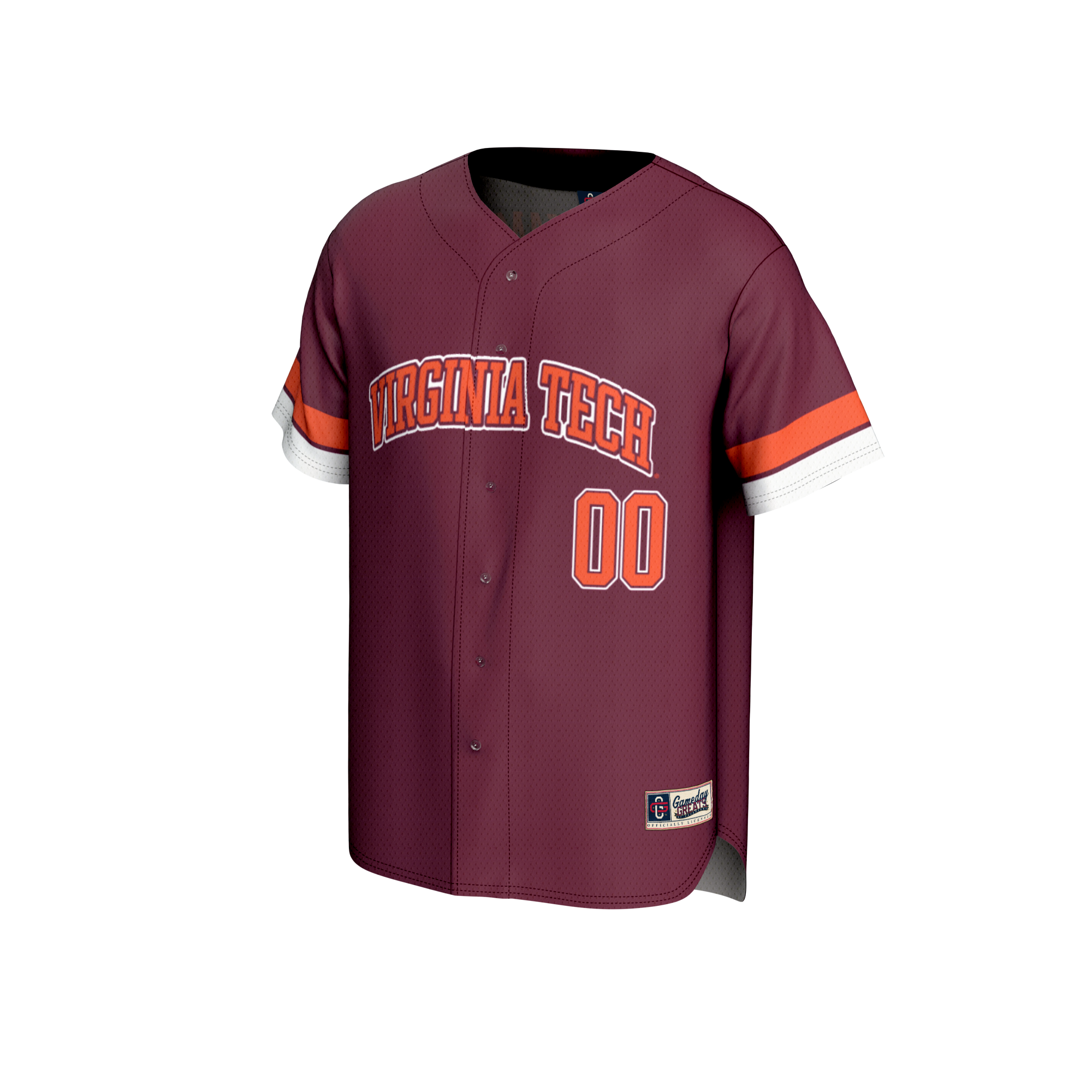 NIL Pick- Baseball Virginia Tech Hokies Player Jersey Maroon NCAA College Baseball Fan Wear