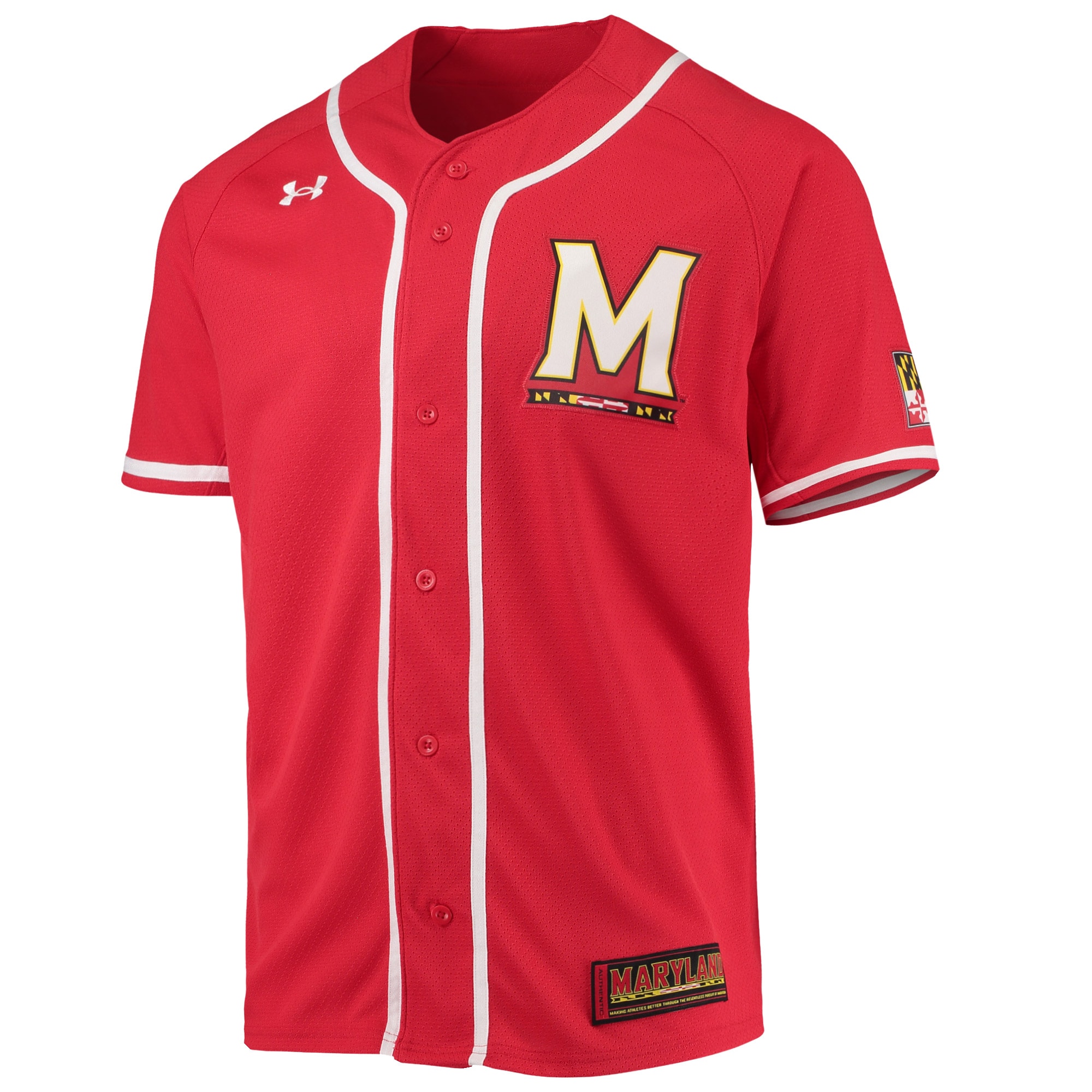 Baseball Maryland Terrapins Replica Jersey Red NCAA College Baseball Fan Wear