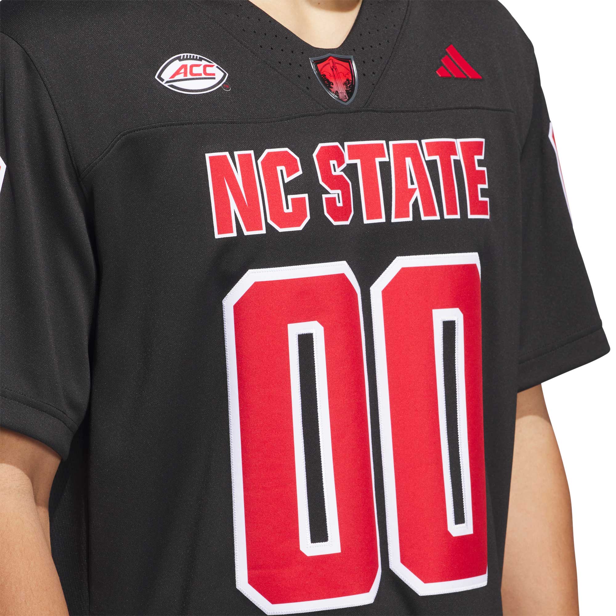 Strategy NC State Wolfpack Jersey Black NCAA College Football Fan Wear