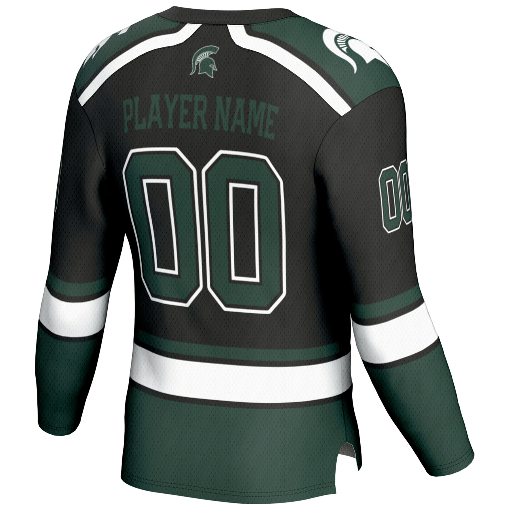 Pick Michigan State Spartans Player Jersey Black NCAA College Hockey Fan Wear