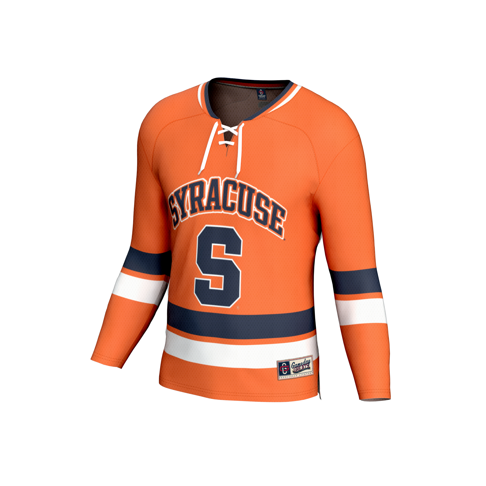 Hockey Fashion Syracuse Orange Game Jersey Orange NCAA College Hockey Fan Wear