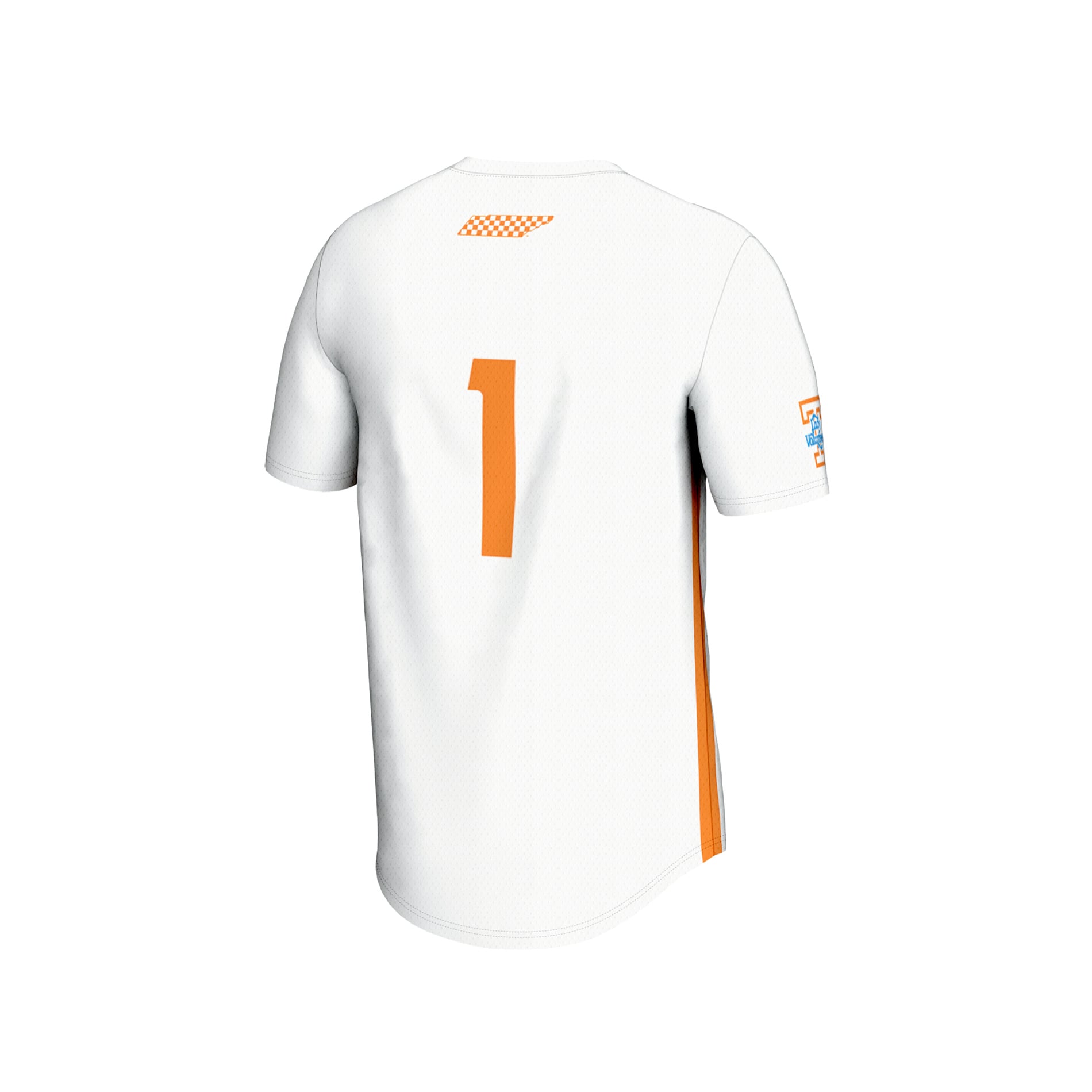 White Soccer Fashion Tennessee Volunteers Game Jersey White NCAA College Soccer Fan Wear