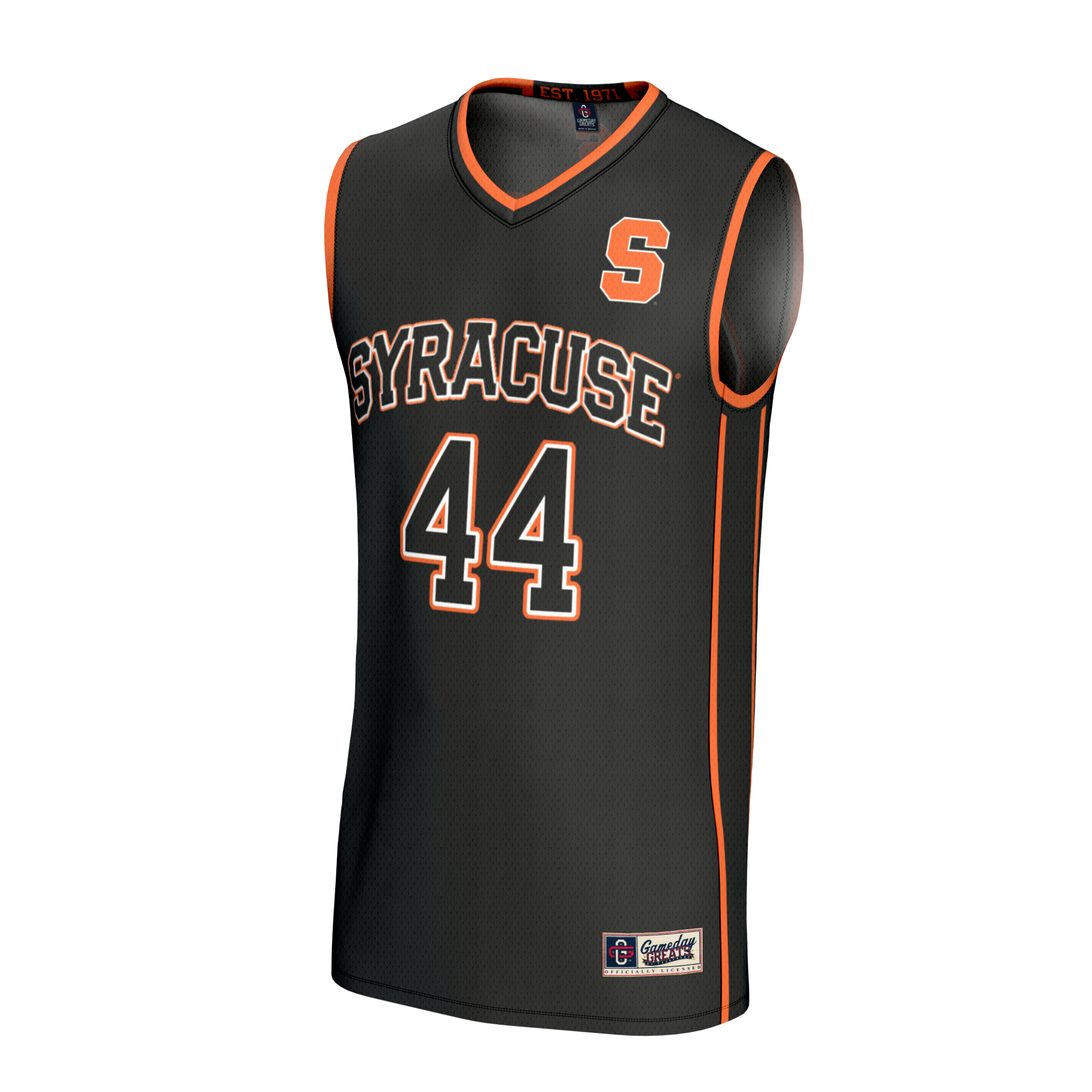 Collegiate Fashion Syracuse Orange Game Jersey No.44 Orange NCAA College Basketball Fan Wear