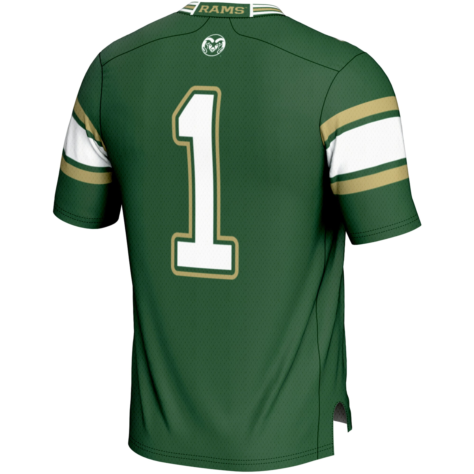 Endzone Colorado State Rams Game Jersey Green NCAA College Football Fan Wear Endzone