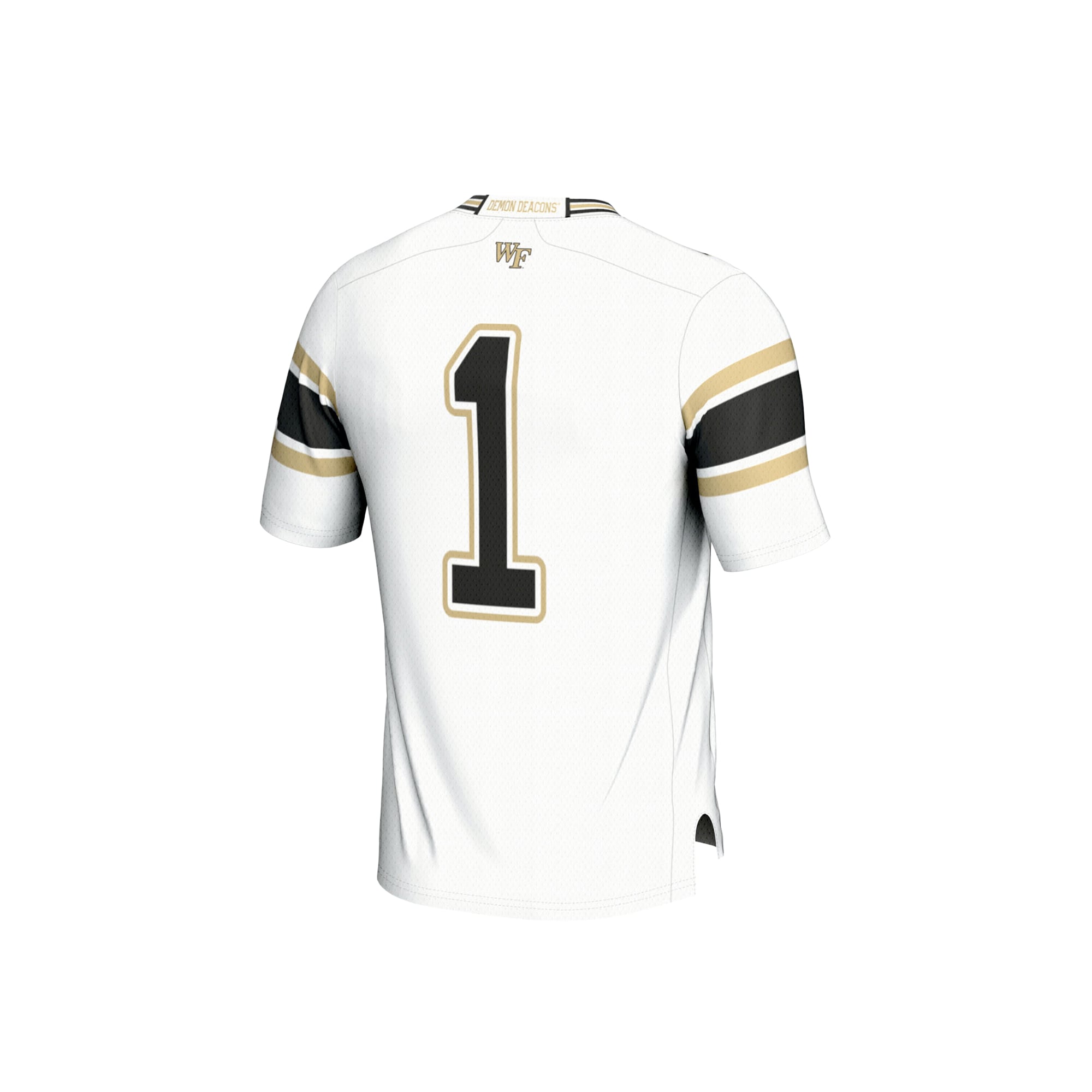 Fashion Wake Forest Demon Deacons Game Jersey No.1 White NCAA College Football Fan Wear