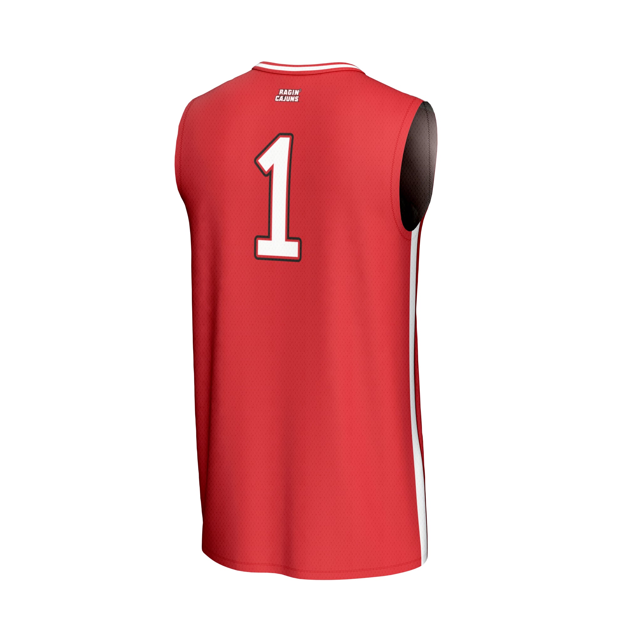 Collegiate Basketball Fashion Louisiana Ragin' Cajuns Game Jersey No.1 Cardinal NCAA College Basketball Fan Wear