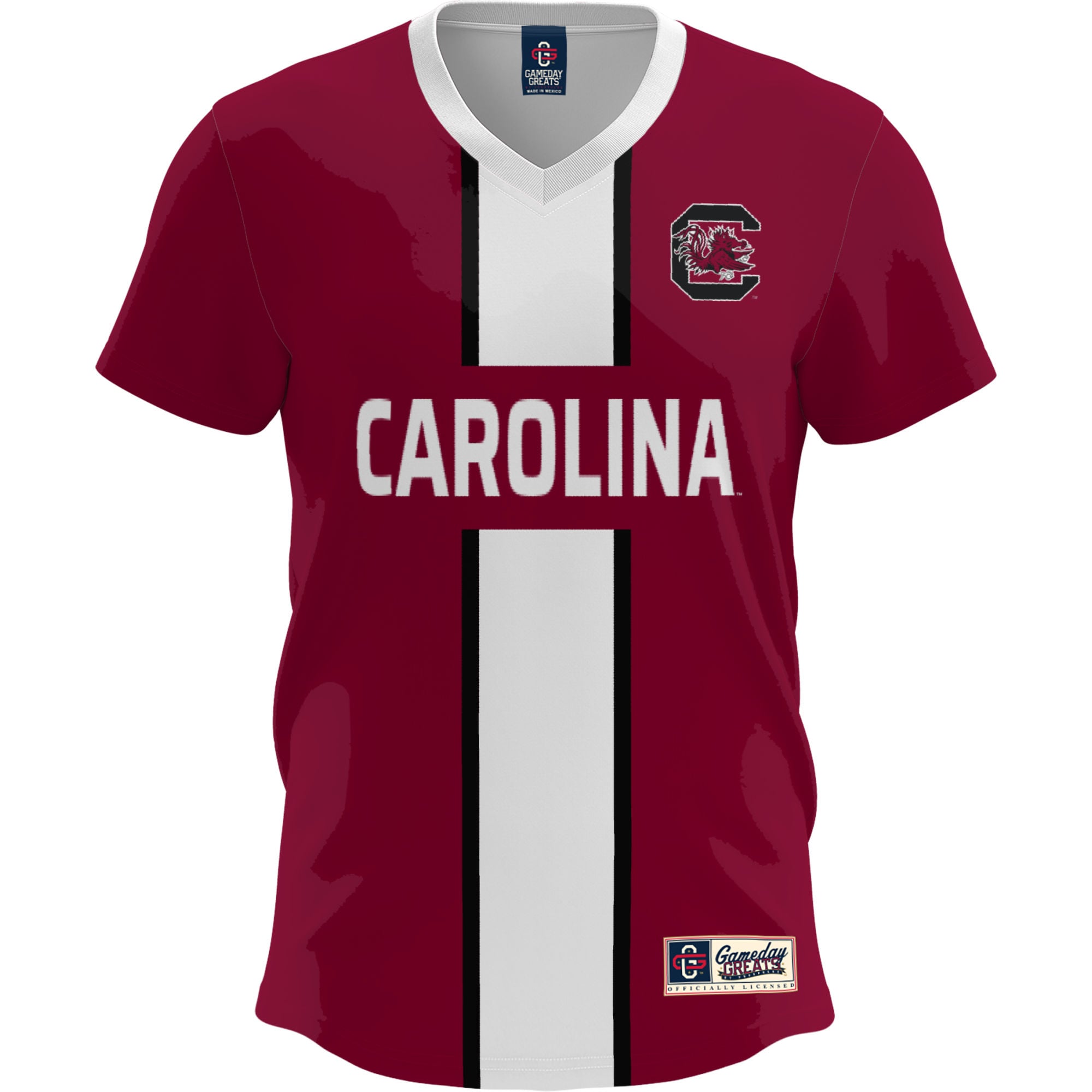 Garnet Soccer Fashion South Carolina Gamecocks Game Jersey Garnet NCAA College Soccer Fan Wear Garnet Soccer Fashion