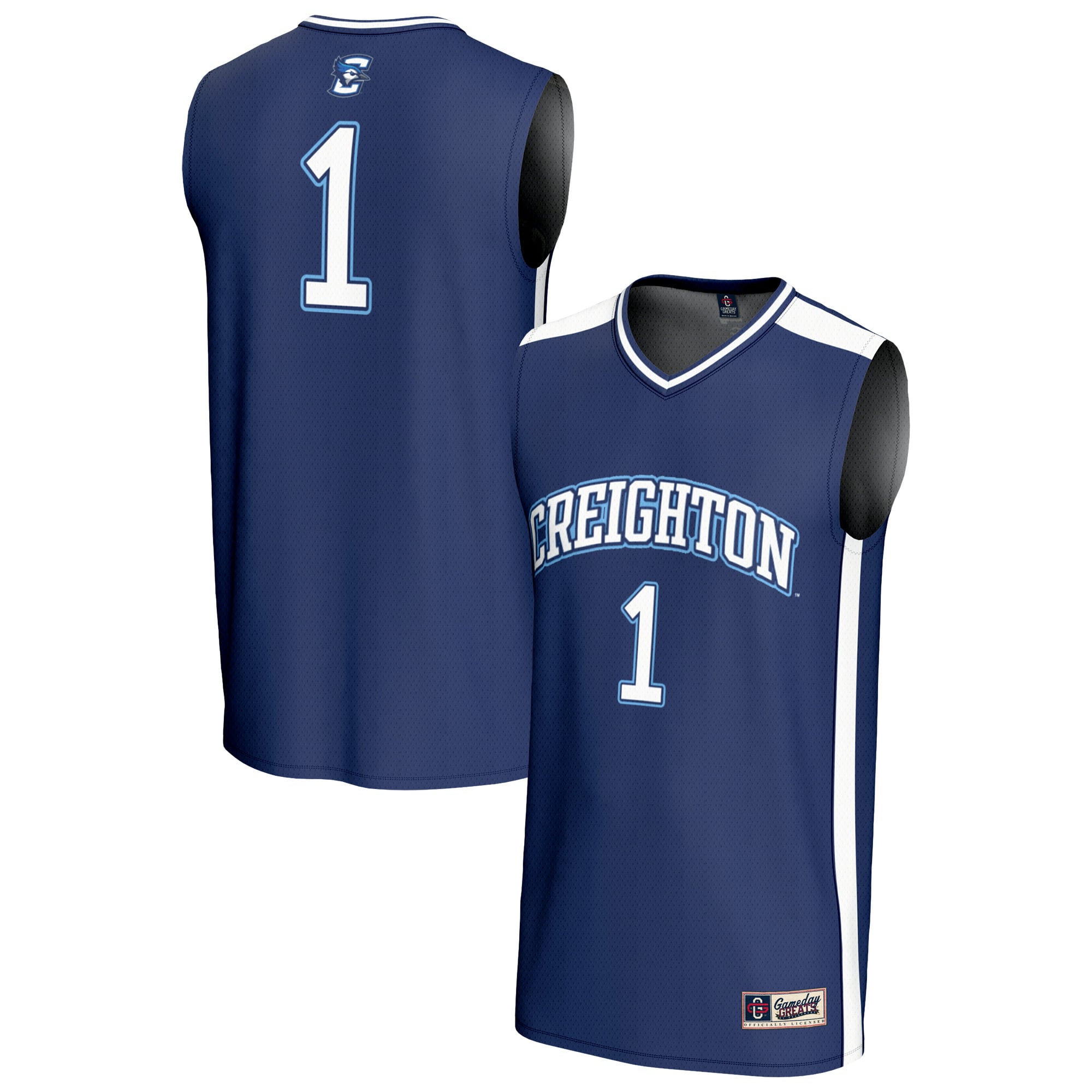 Basketball Creighton Bluejays Jersey No.1 Blue NCAA College Basketball Fan Wear