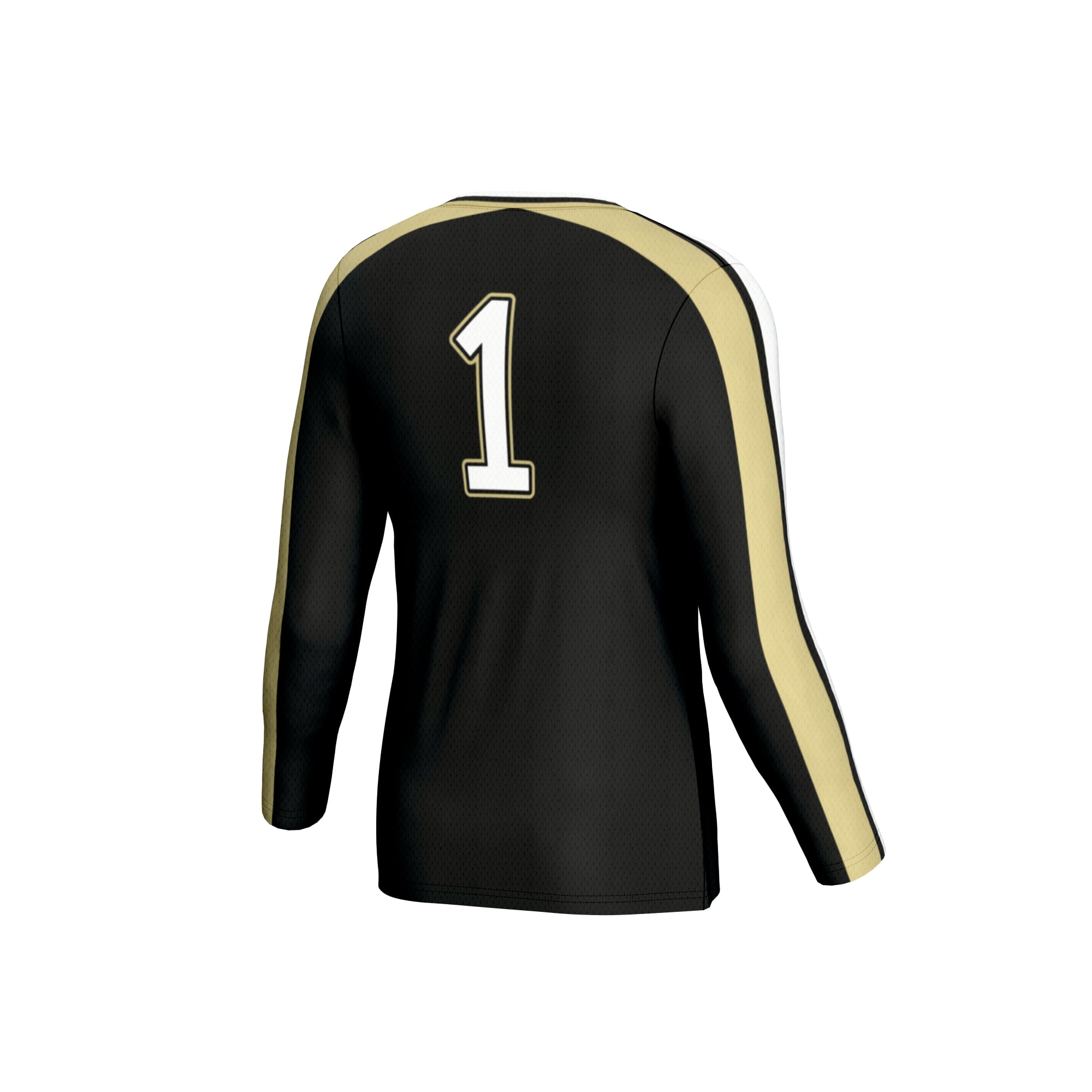 Black Volleyball Fashion Colorado Buffaloes Game Jersey No.1 Black NCAA College Volleyball Fan Wear