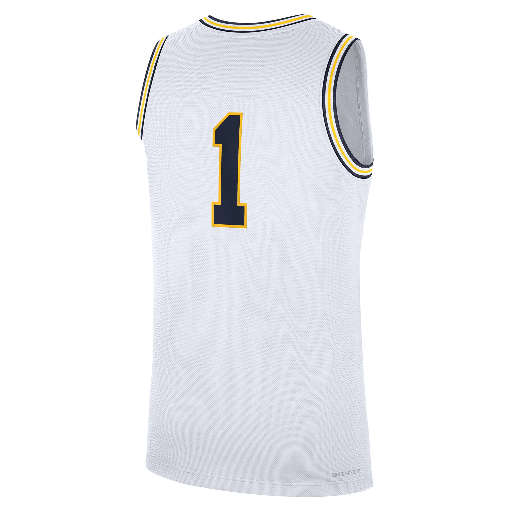 Brand White Basketball Michigan Wolverines Replica Jersey White NCAA College Basketball Fan Wear