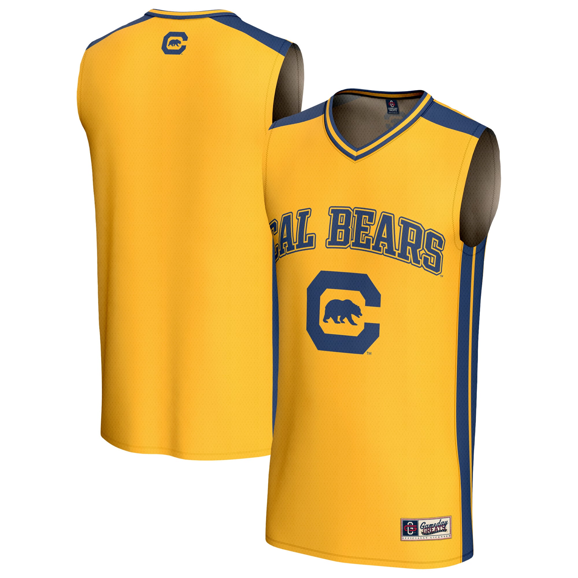 Basketball Cal Bears Jersey Gold NCAA College Basketball Fan Wear