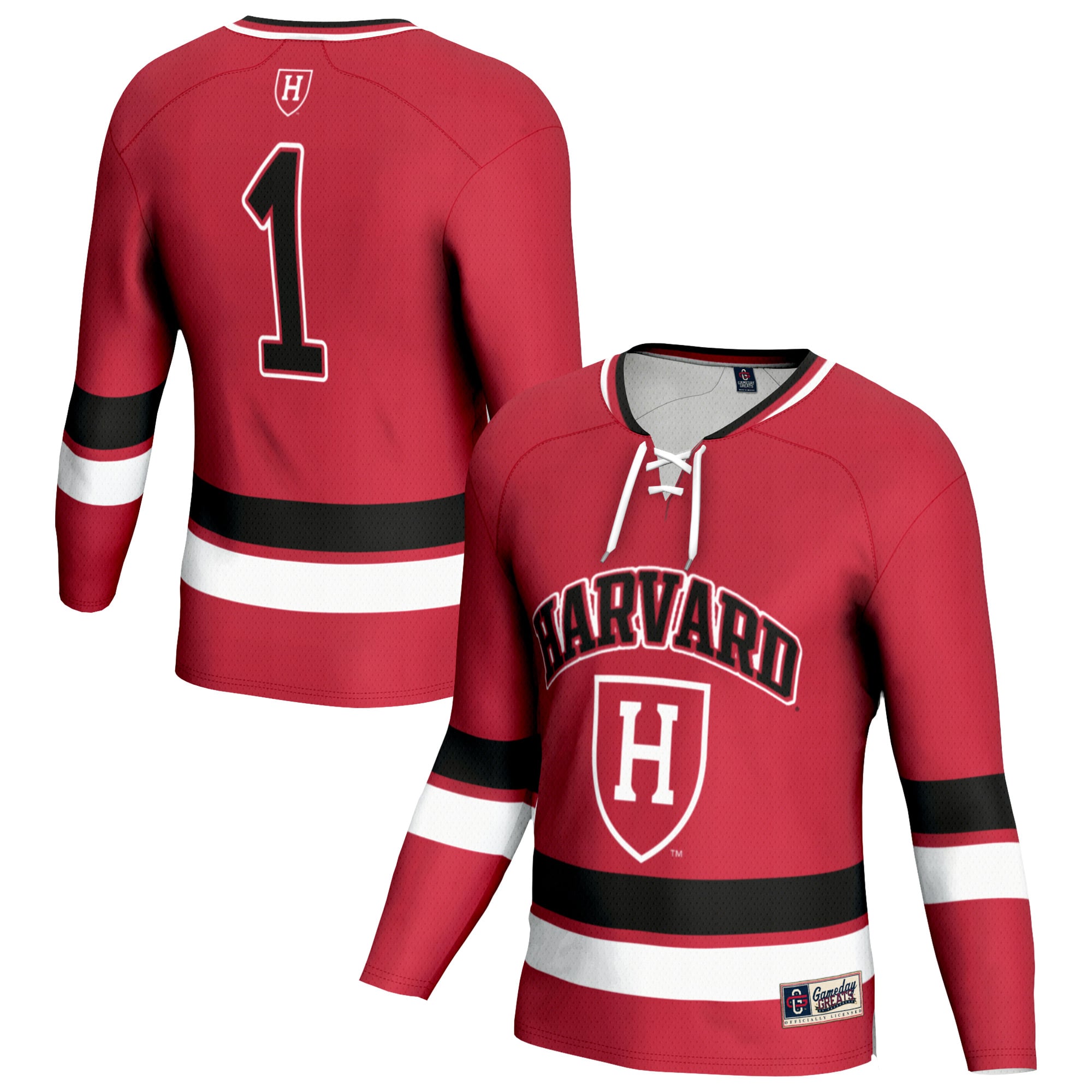 Hockey Harvard Crimson Jersey Crimson NCAA College Hockey Fan Wear Hockey