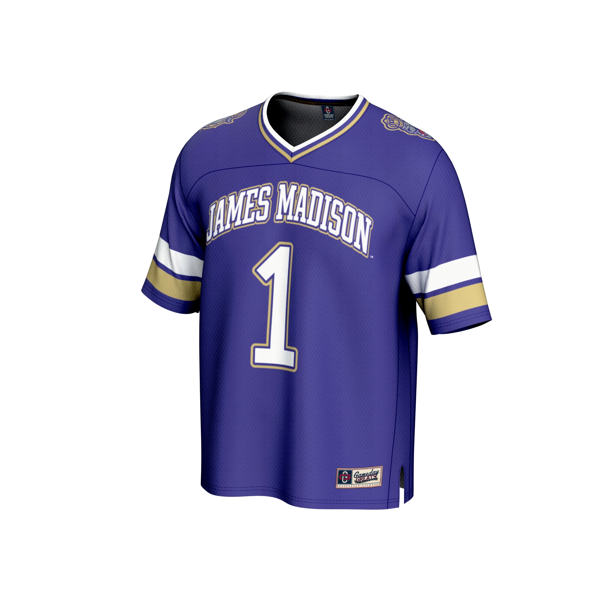 Collegiate Fashion James Madison Dukes Game Jersey Purple NCAA College Football Fan Wear