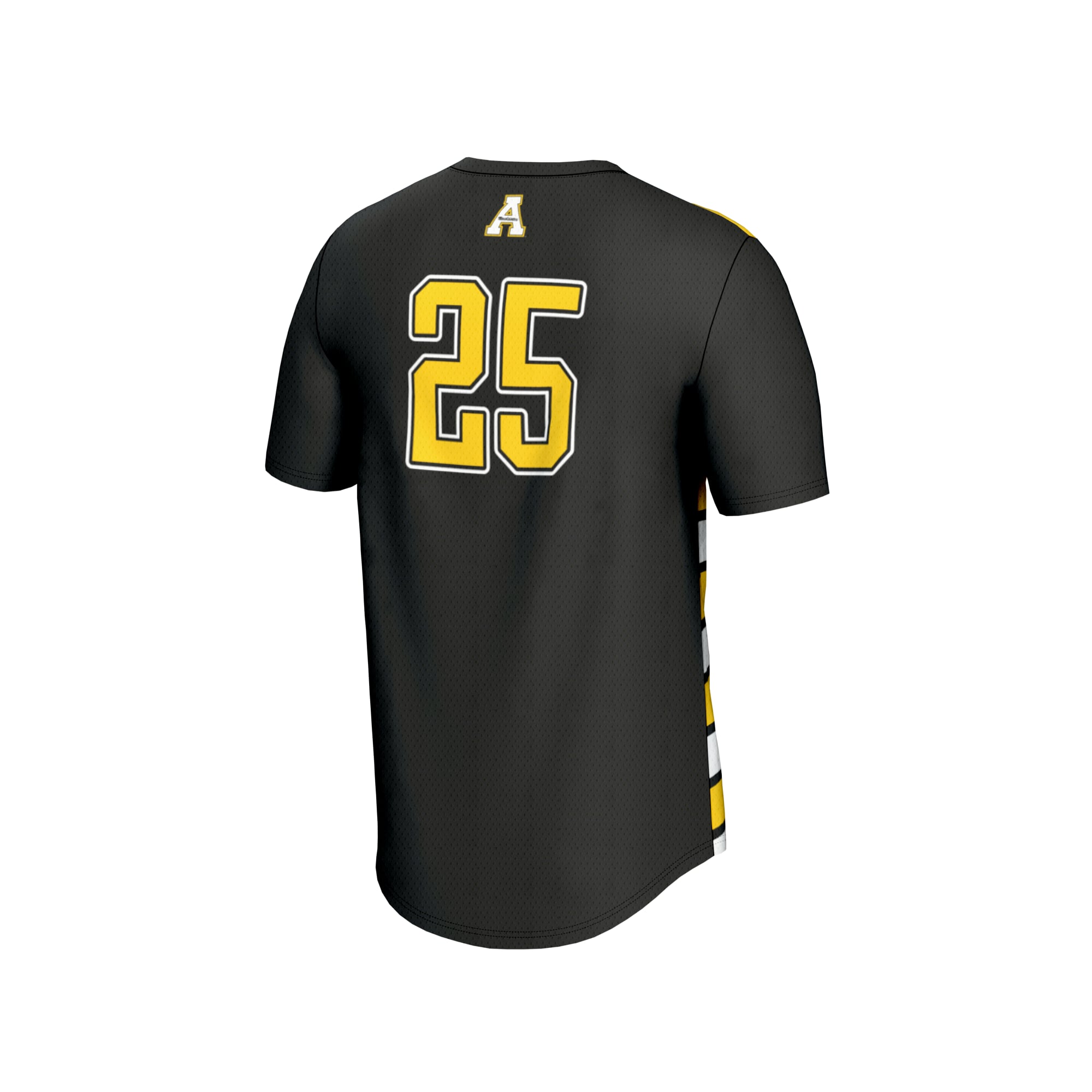 Soccer Fashion Appalachian State Mountaineers Game Jersey Black NCAA College Soccer Fan Wear