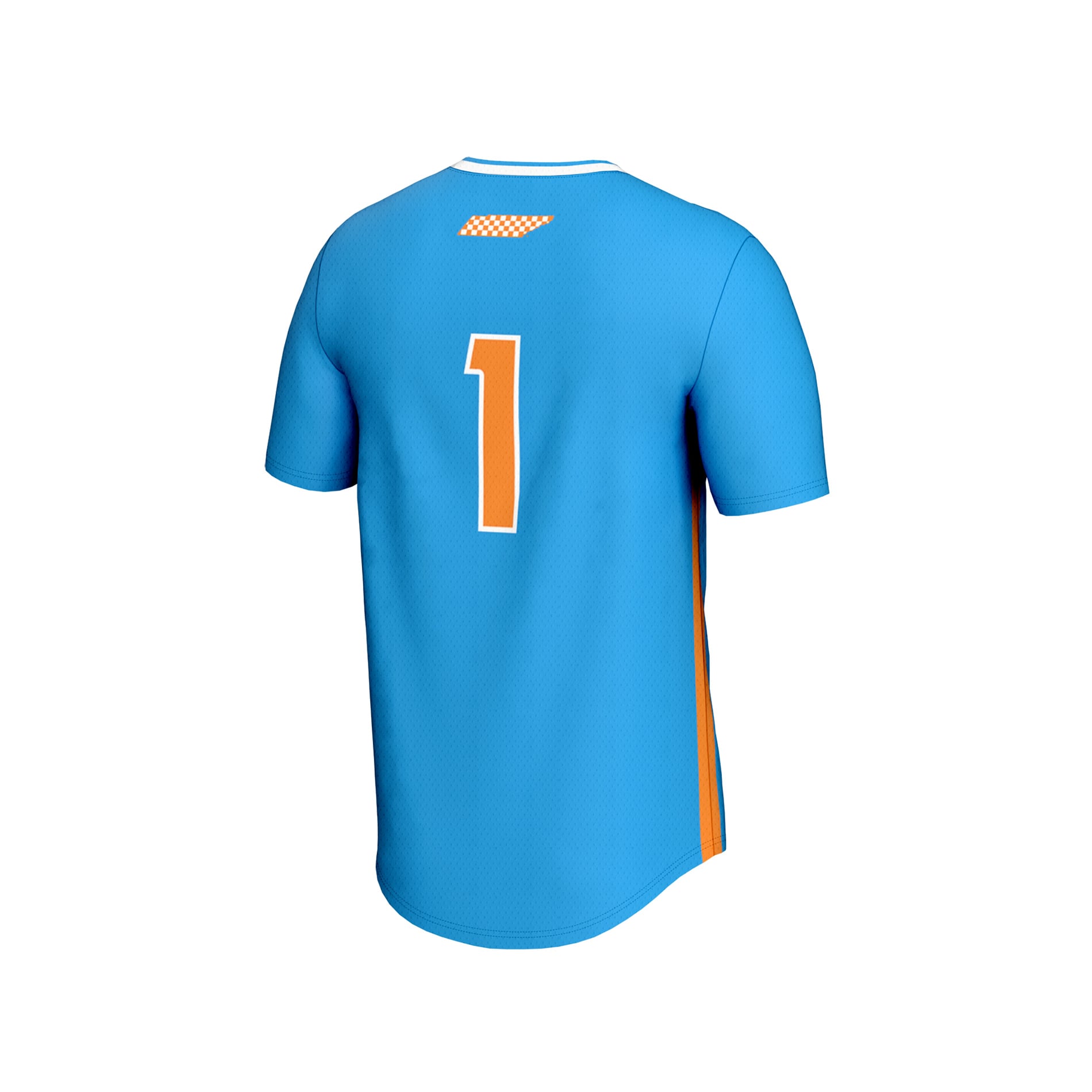Blue Soccer Fashion Tennessee Volunteers Game Jersey Blue NCAA College Soccer Fan Wear