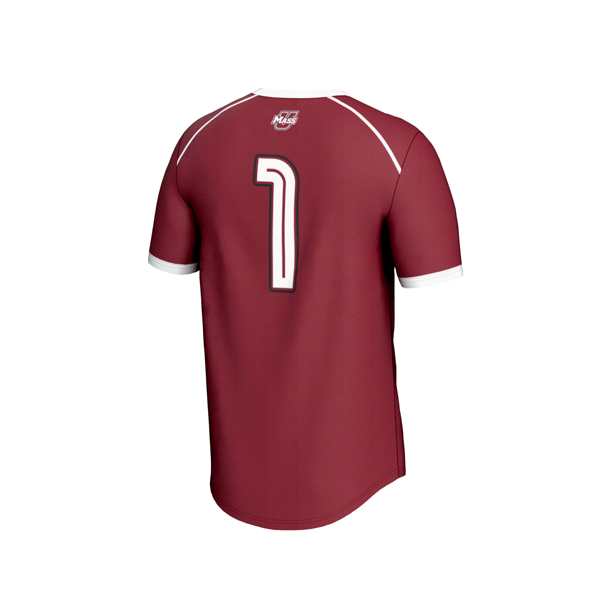 Lacrosse Fashion UMass Minutemen Game Jersey Maroon NCAA College Lacrosse Fan Wear