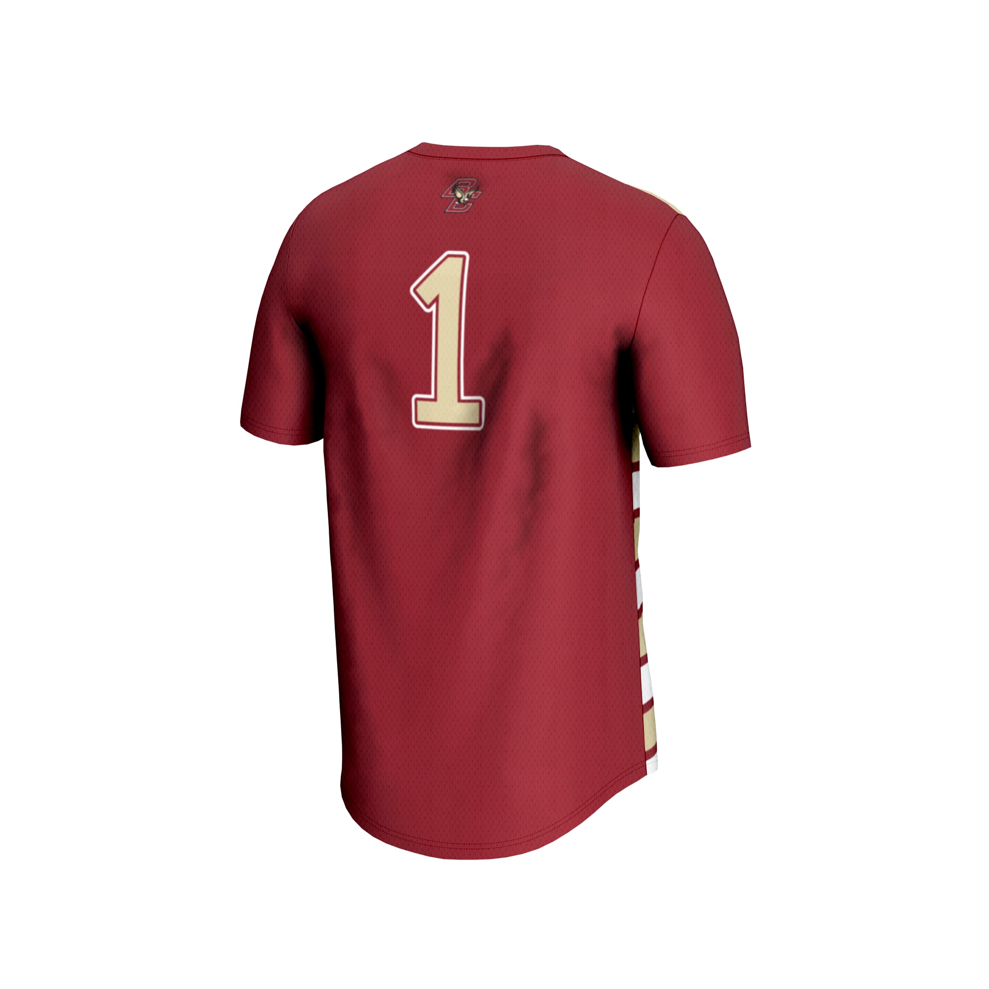 Soccer Fashion Boston College Eagles Game Jersey Maroon NCAA College Soccer Fan Wear Soccer Fashion