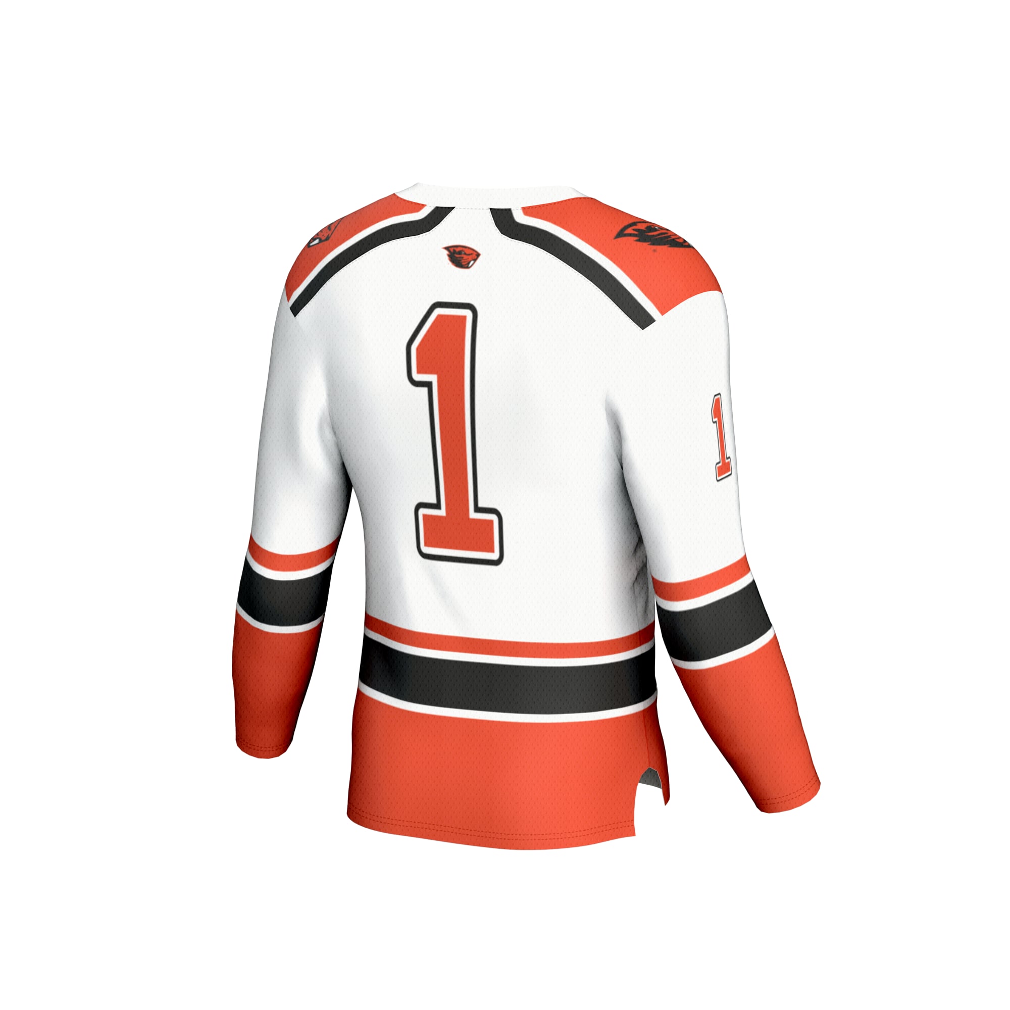 Hockey Fashion Oregon State Beavers Game Jersey White NCAA College Hockey Fan Wear