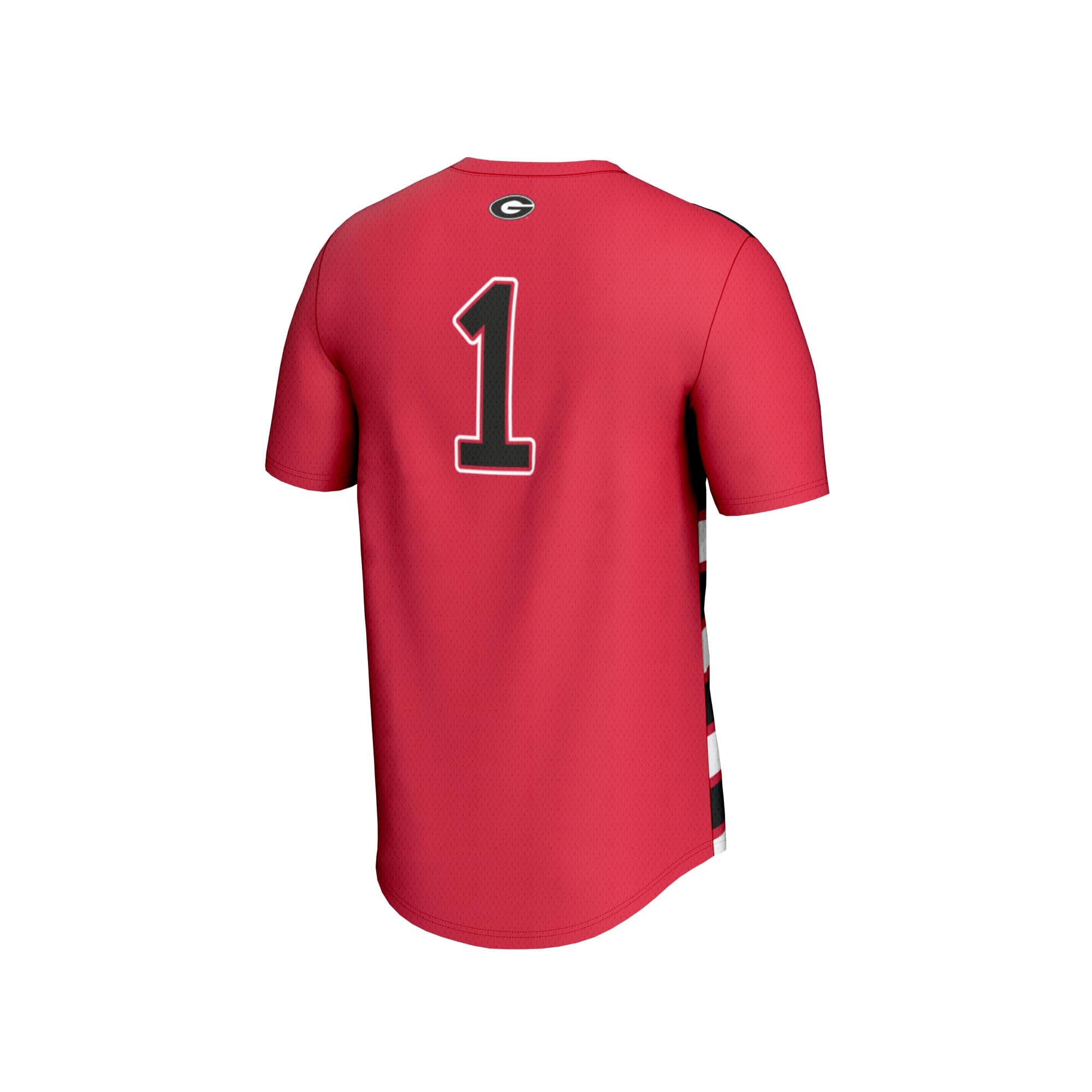 Soccer Fashion Georgia Bulldogs Game Jersey Red NCAA College Soccer Fan Wear Soccer Fashion