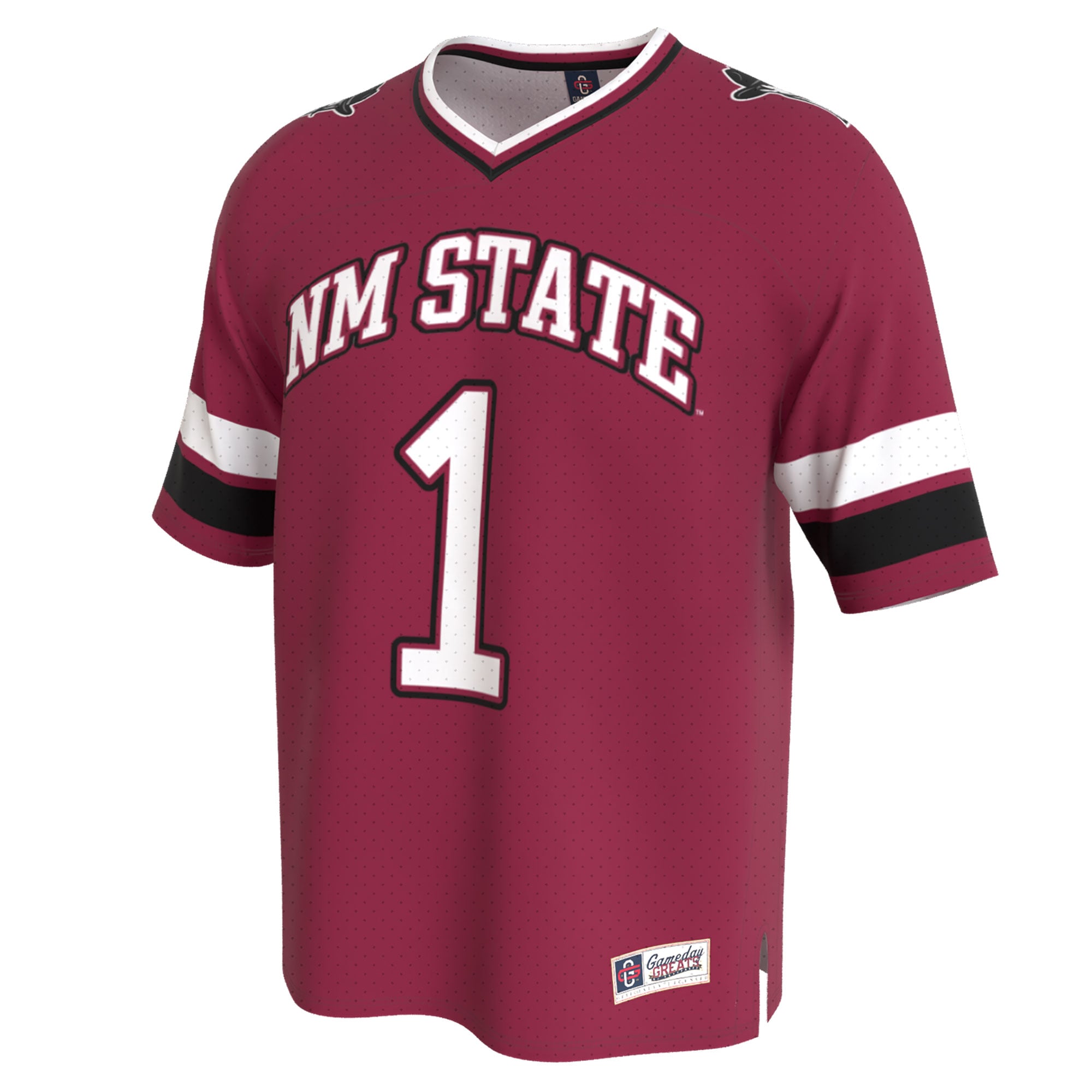 Crimson Collegiate Fashion New Mexico State Aggies Game Jersey Crimson NCAA College Football Fan Wear