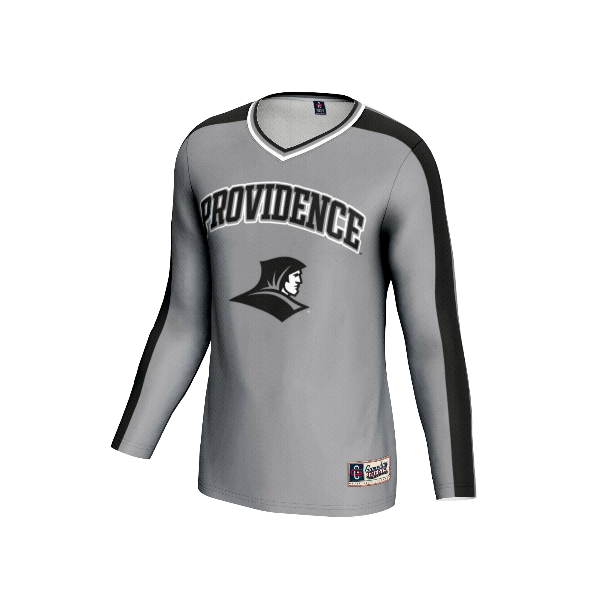 Silver Volleyball Fashion Providence Friars Game Jersey No.1 Silver NCAA College Volleyball Fan Wear
