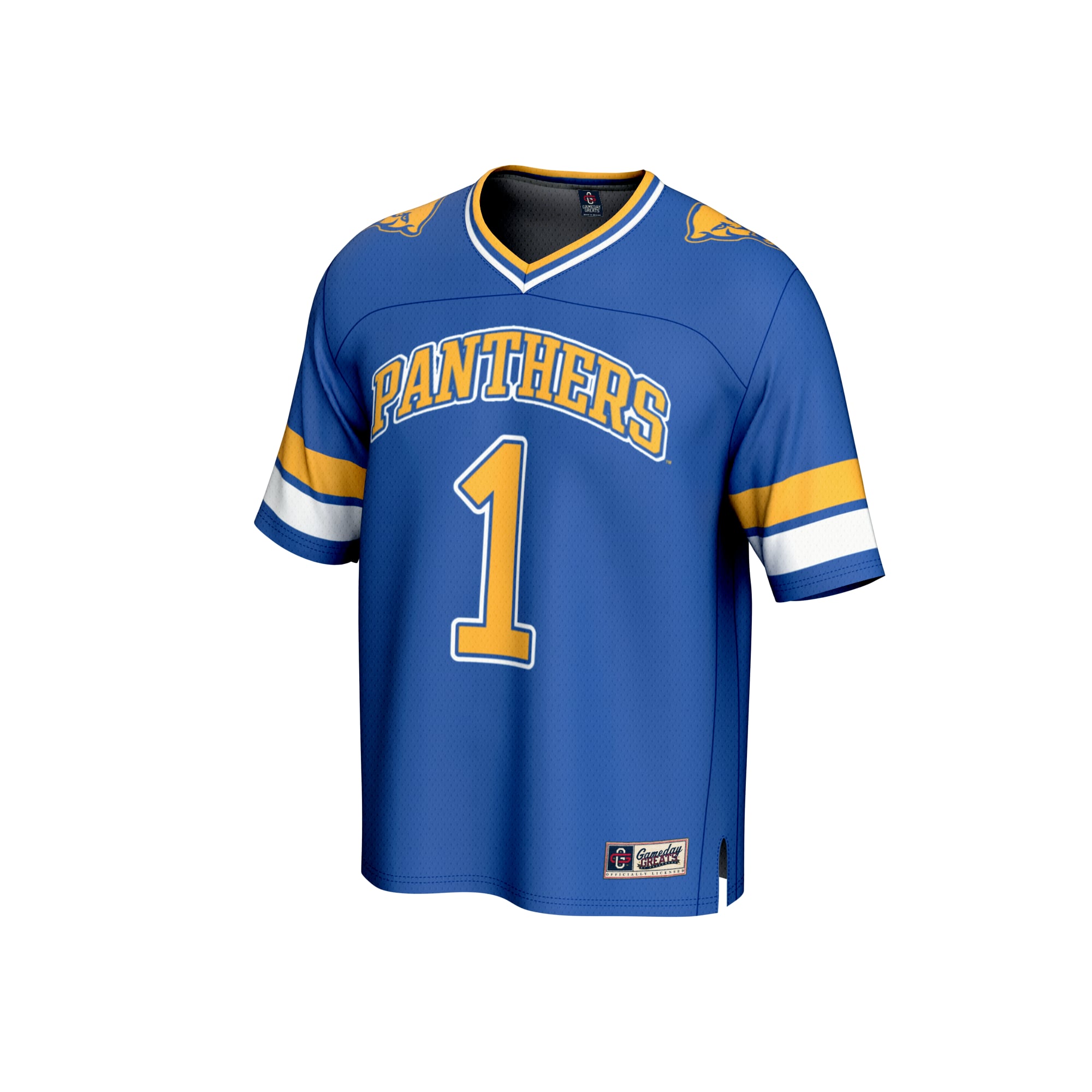 Collegiate Fashion Pitt Panthers Game Jersey Royal NCAA College Football Fan Wear