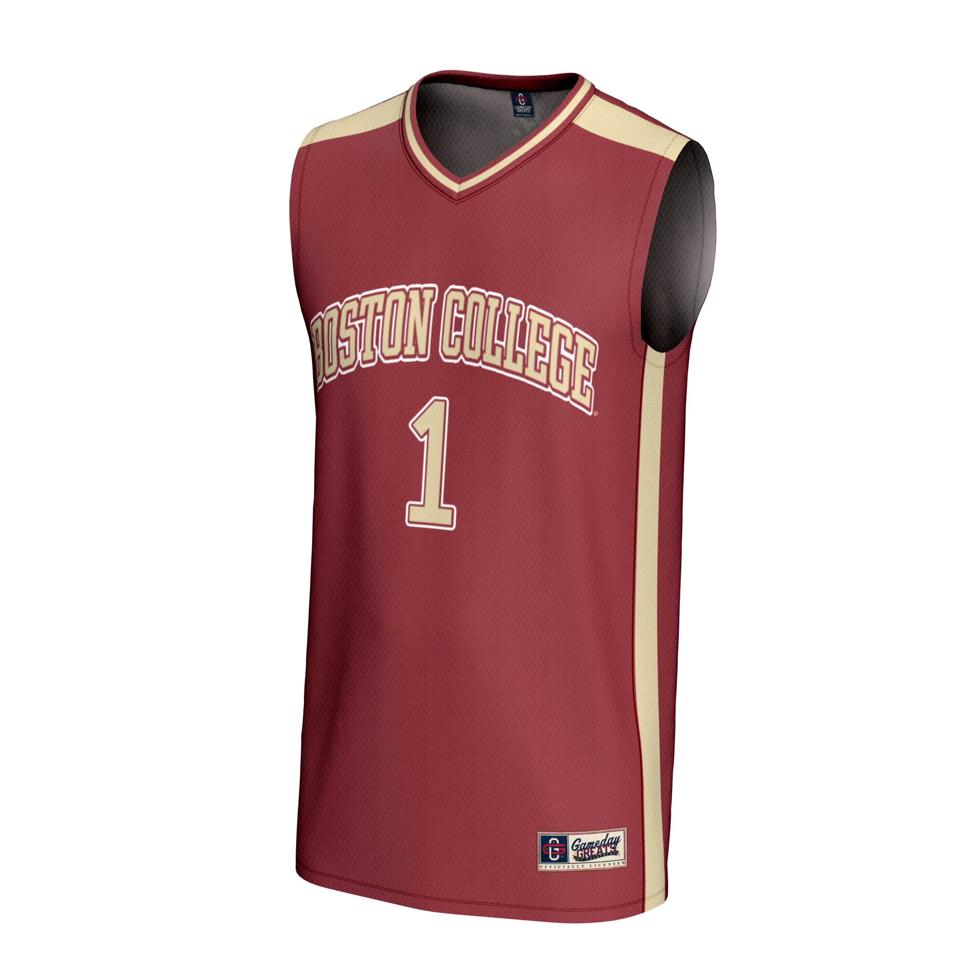 Basketball Fashion Boston College Eagles Game Jersey Maroon NCAA College Basketball Fan Wear Basketball Fashion