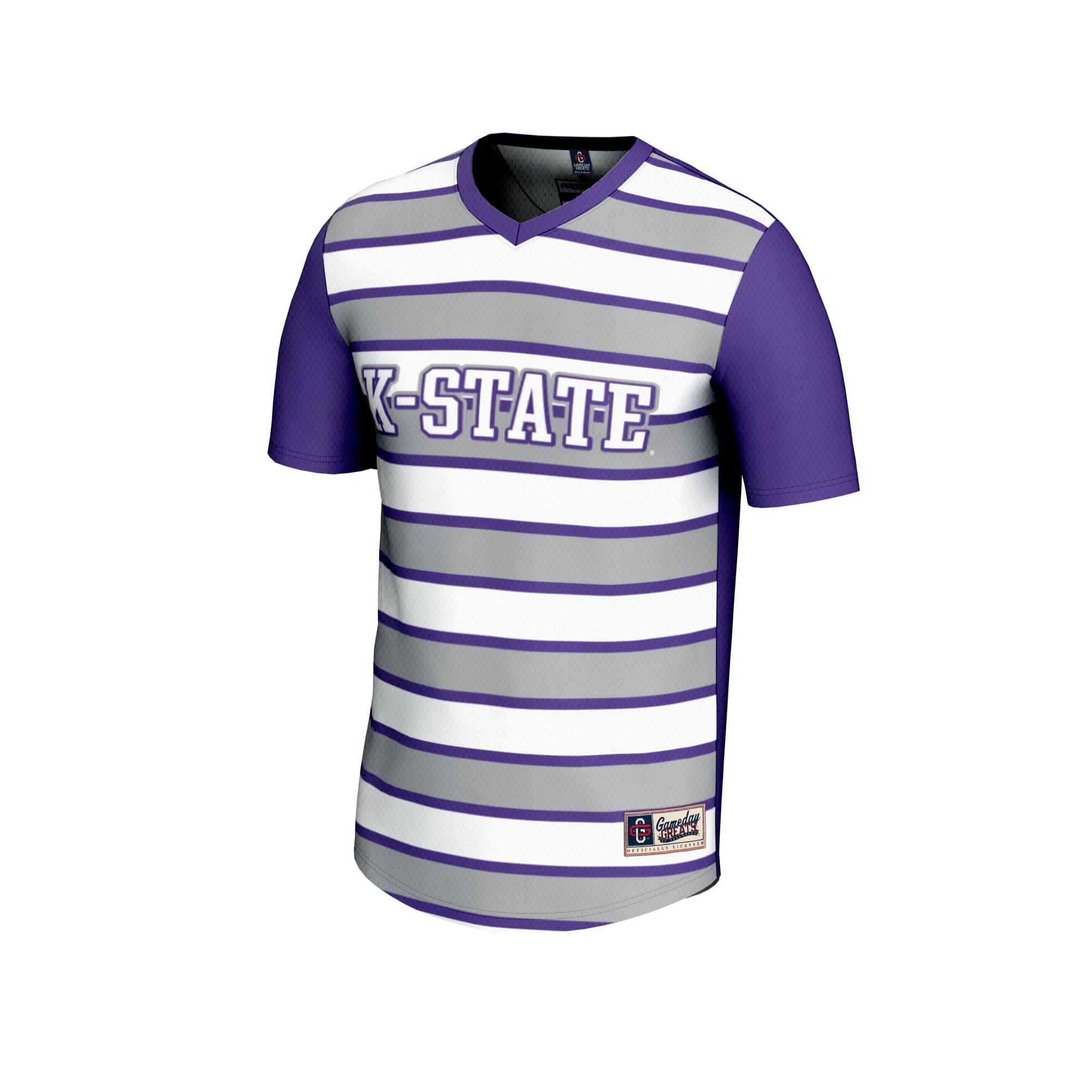 Soccer Fashion Kansas State Wildcats Game Jersey Purple NCAA College Soccer Fan Wear