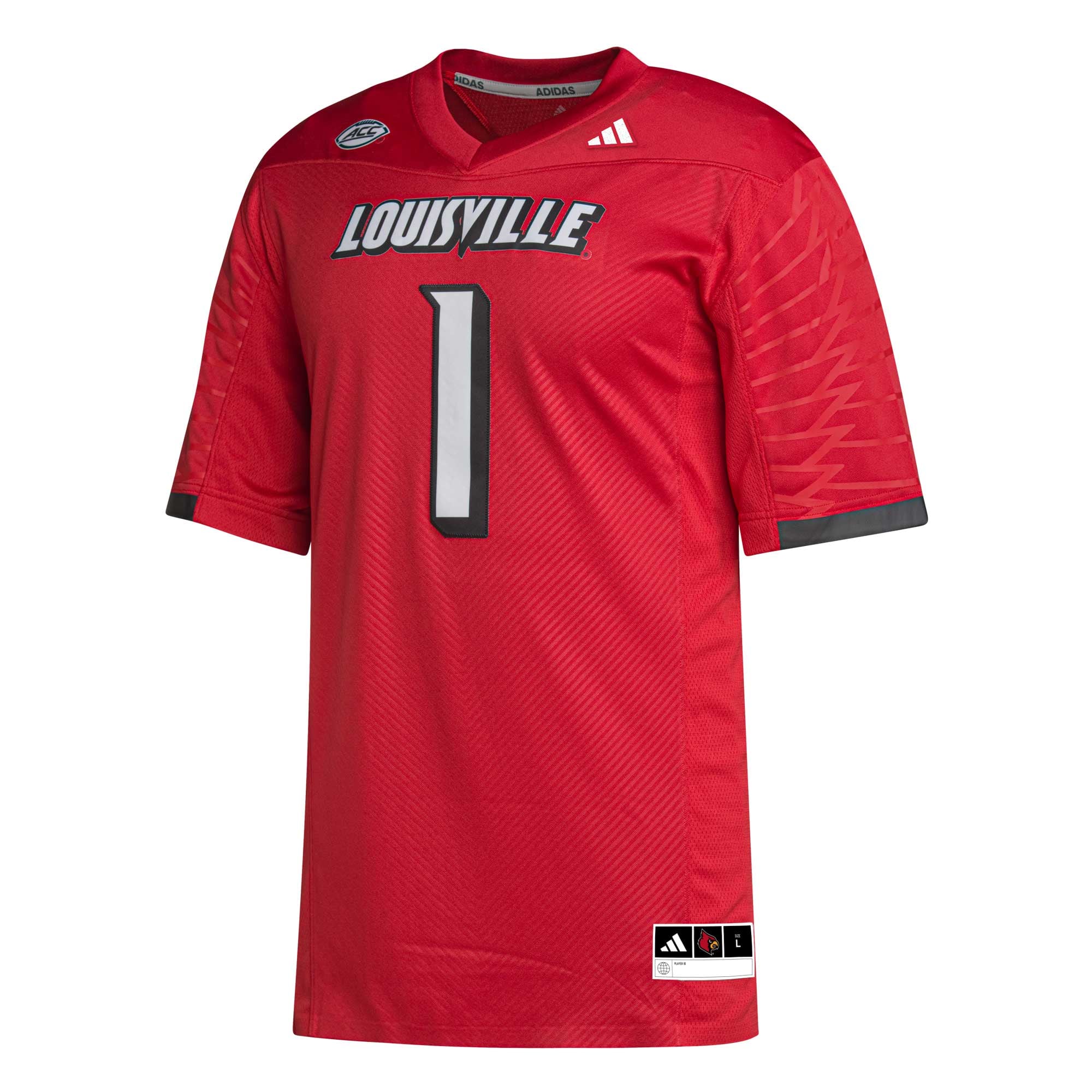 Louisville Cardinals Jersey No.1 Cardinal NCAA College Football Fan Wear