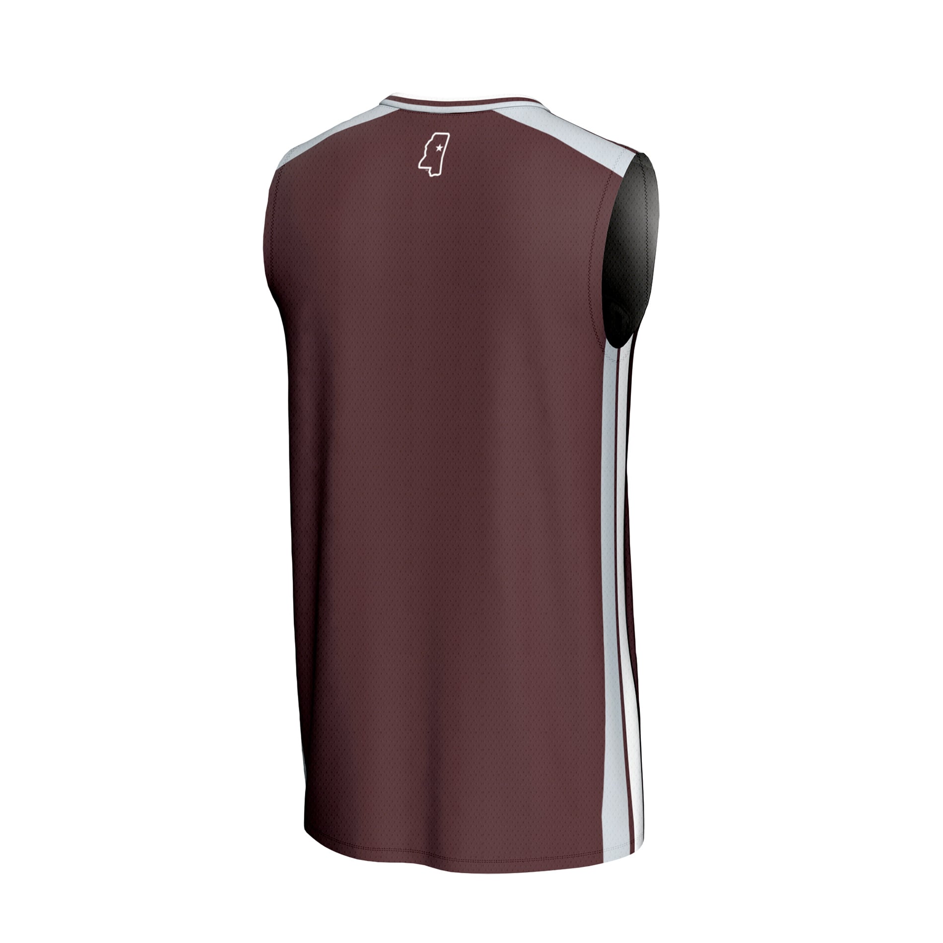 Maroon Basketball Mississippi State Bulldogs Game Jersey Maroon NCAA College Basketball Fan Wear