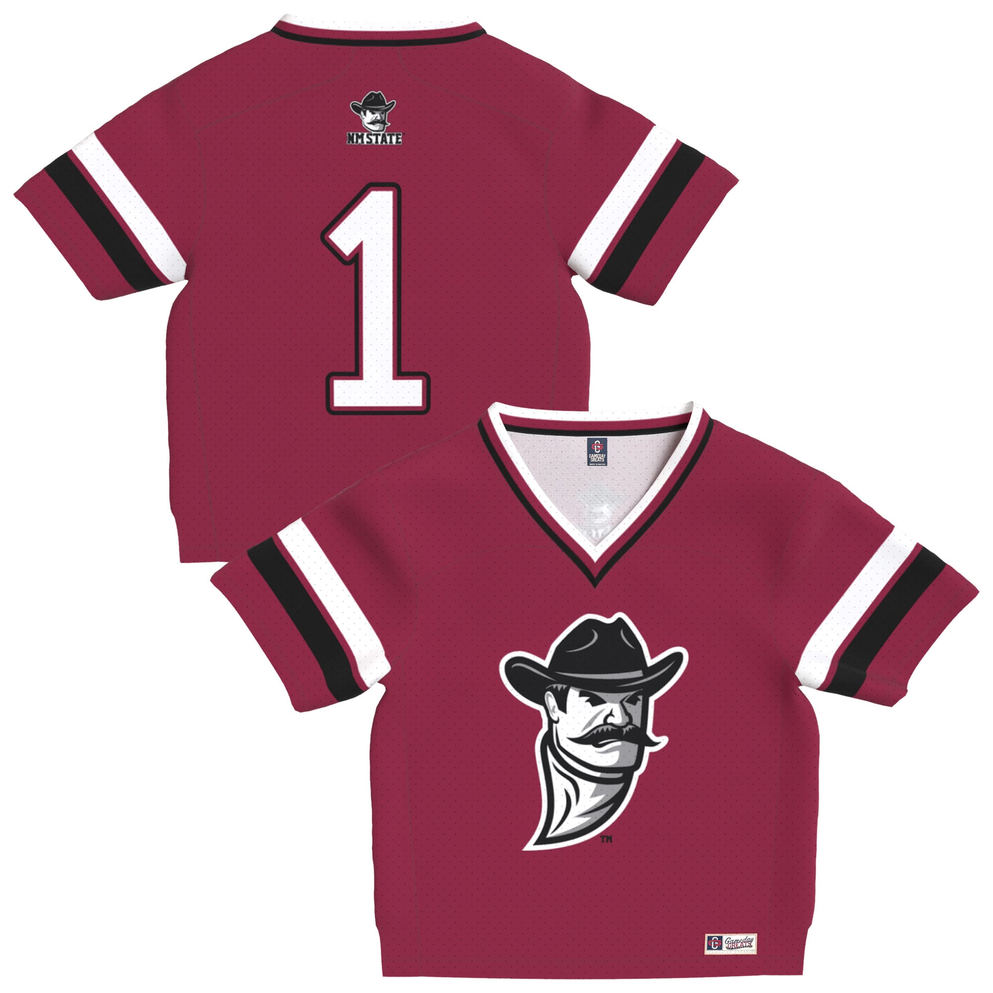 New Mexico State Aggies Jersey Crimson NCAA College Football Fan Wear