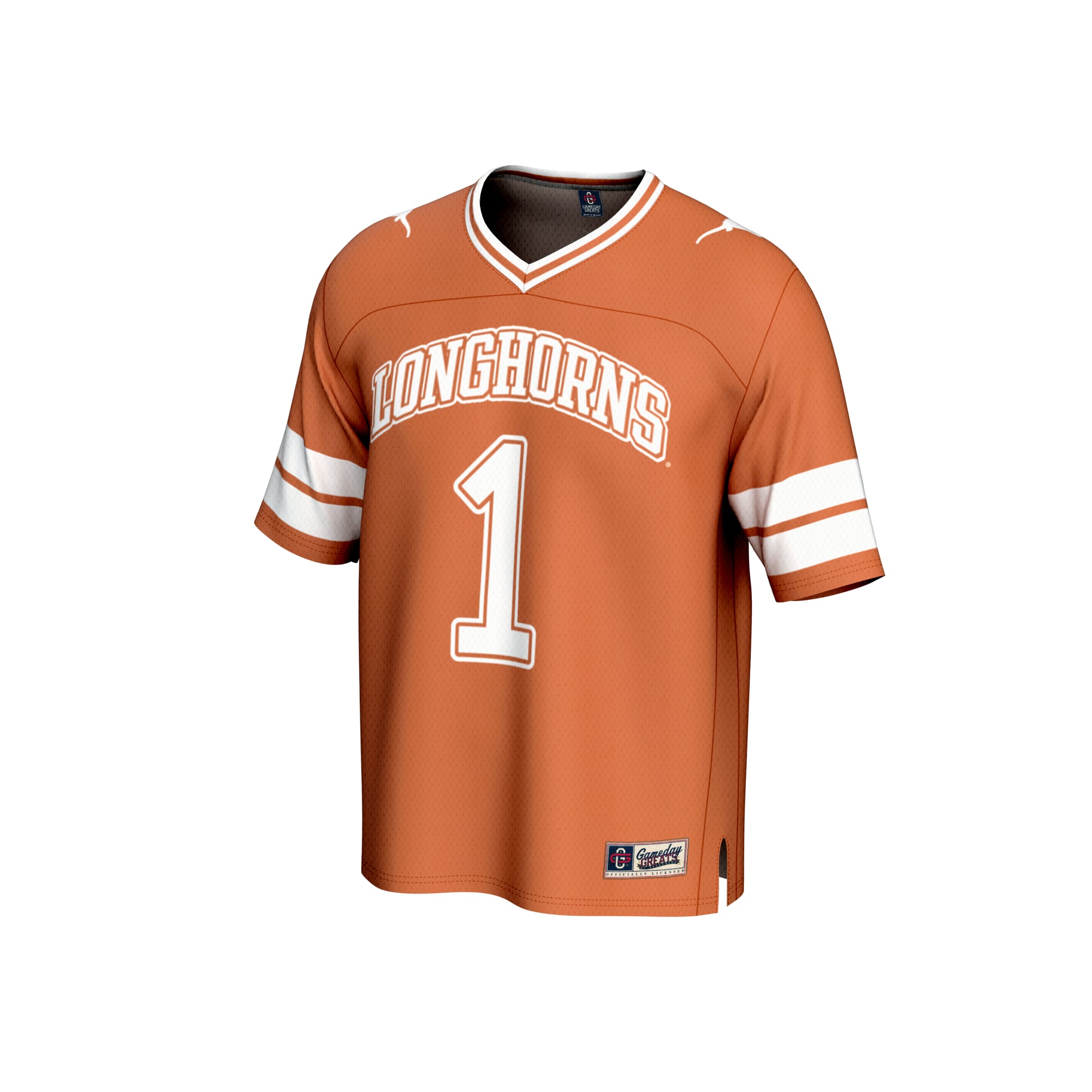 Fashion Orange Texas Longhorns Game Jersey Orange NCAA College Football Fan Wear
