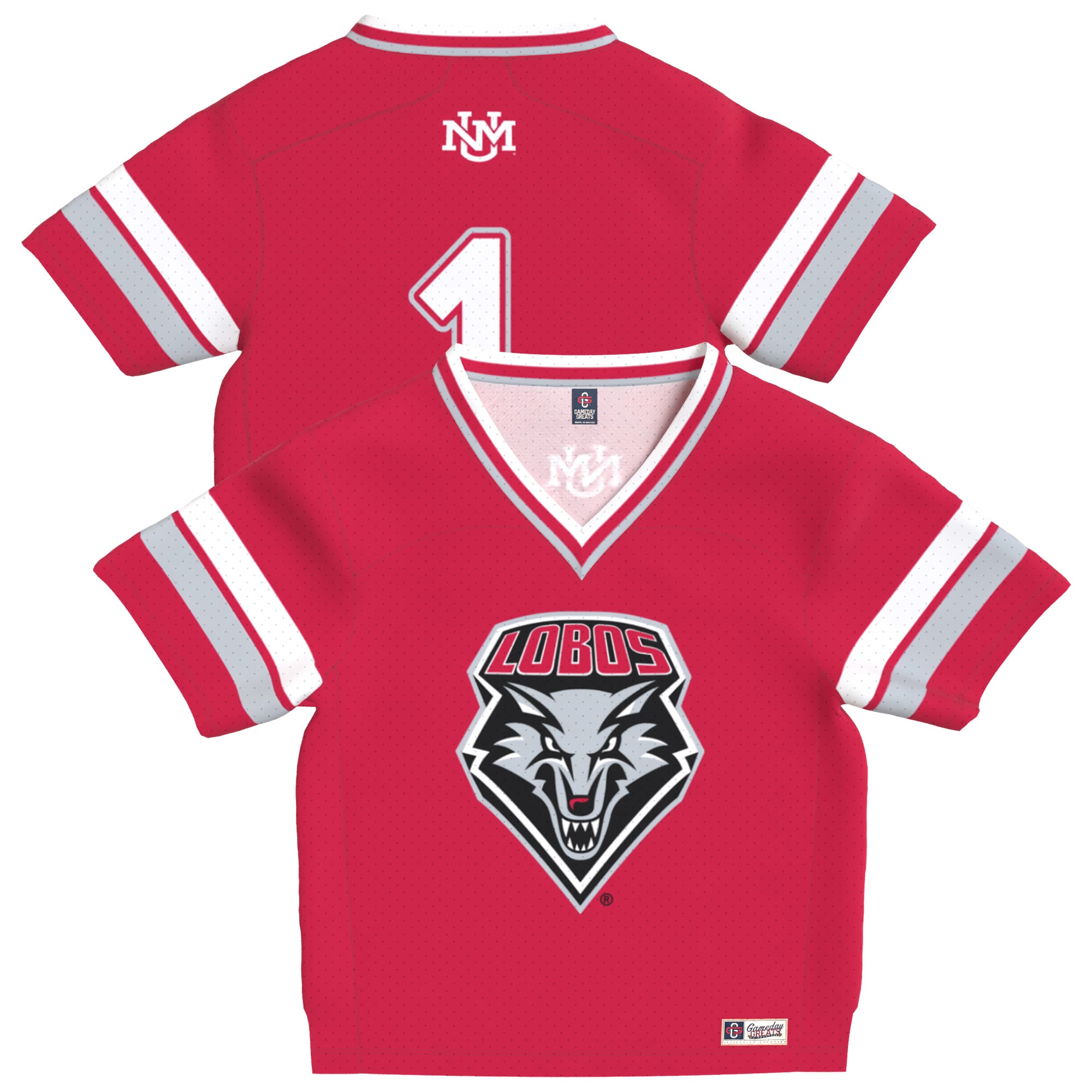 Cherry New Mexico American Football Game Jersey NCAA College Football Fan Wear