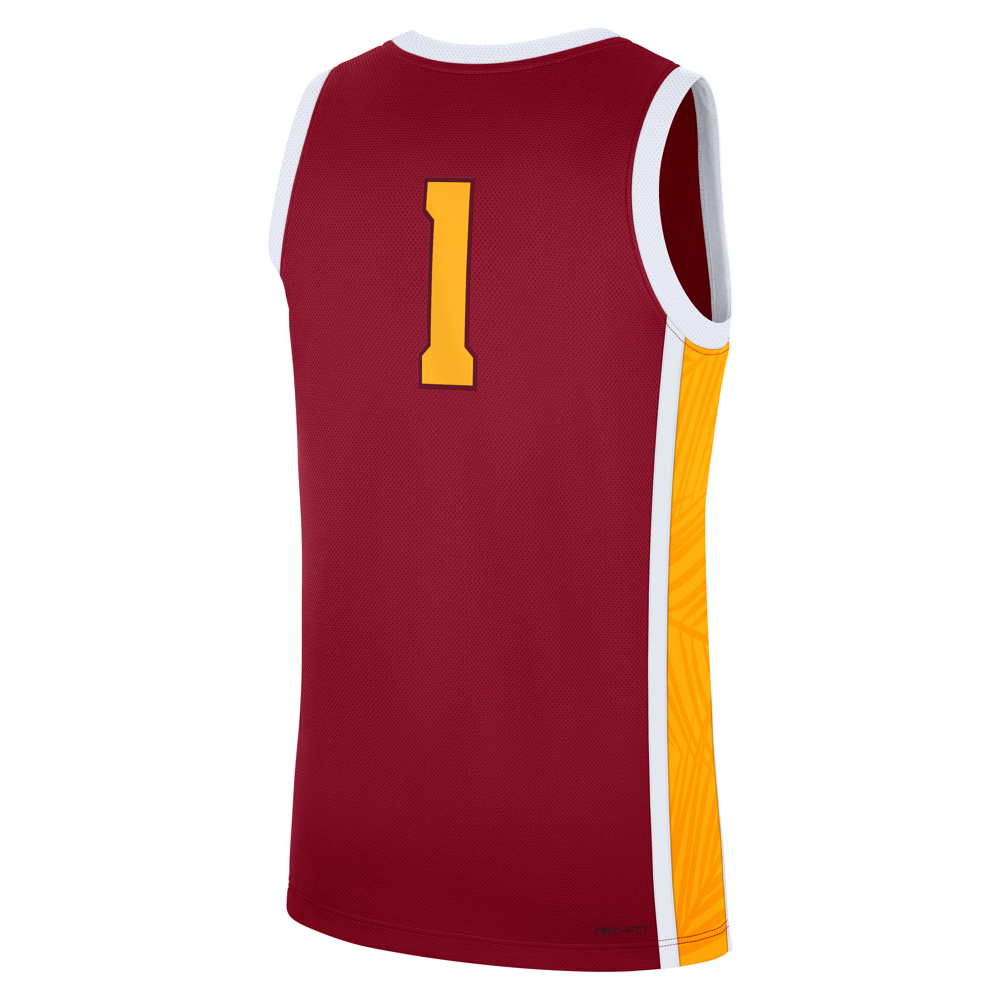 Road Basketball USC Trojans Replica Jersey No.1 Cardinal NCAA College Basketball Fan Wear Road Basketball