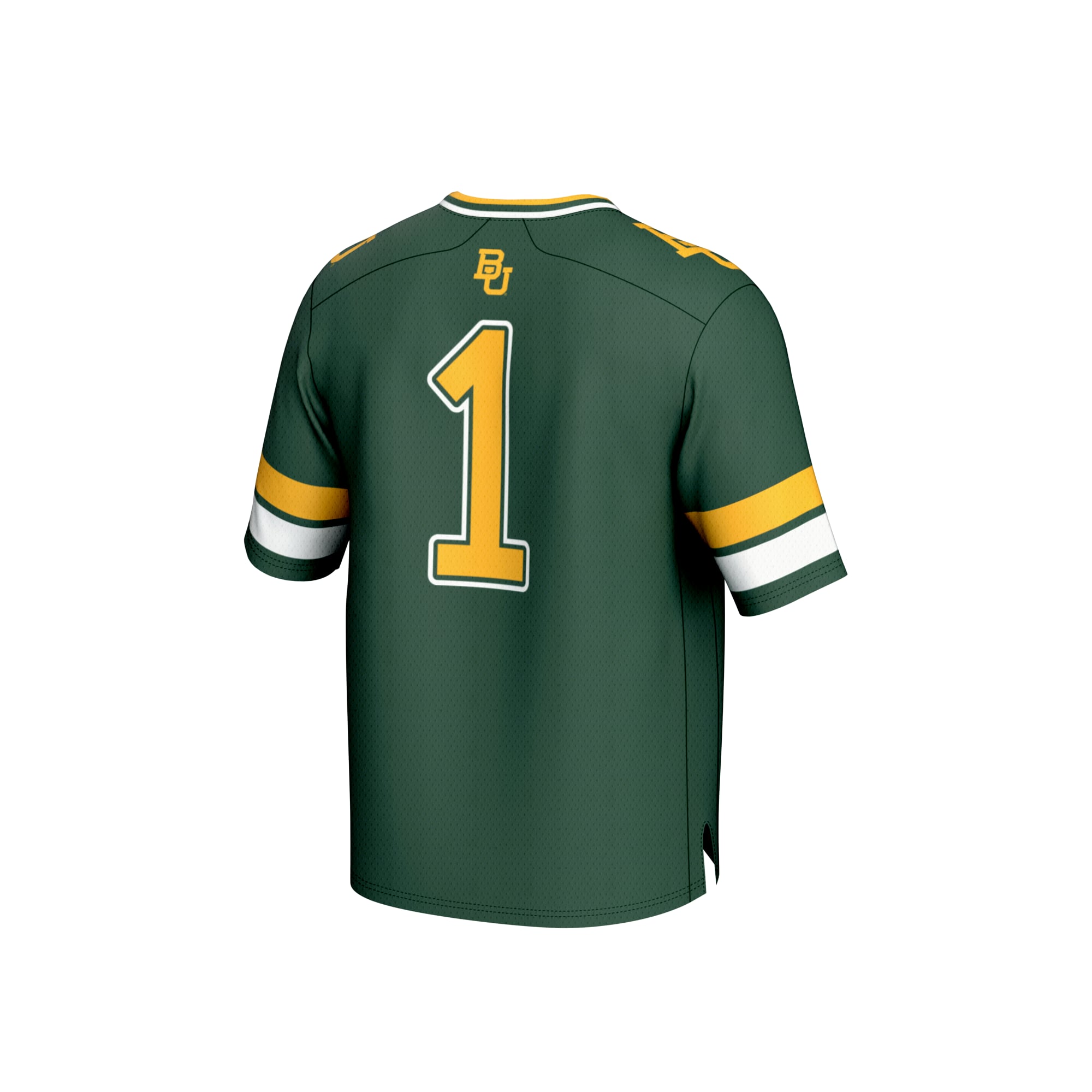 Collegiate Fashion Baylor Bears Game Jersey No.1 Green NCAA College Football Fan Wear Collegiate Fashion