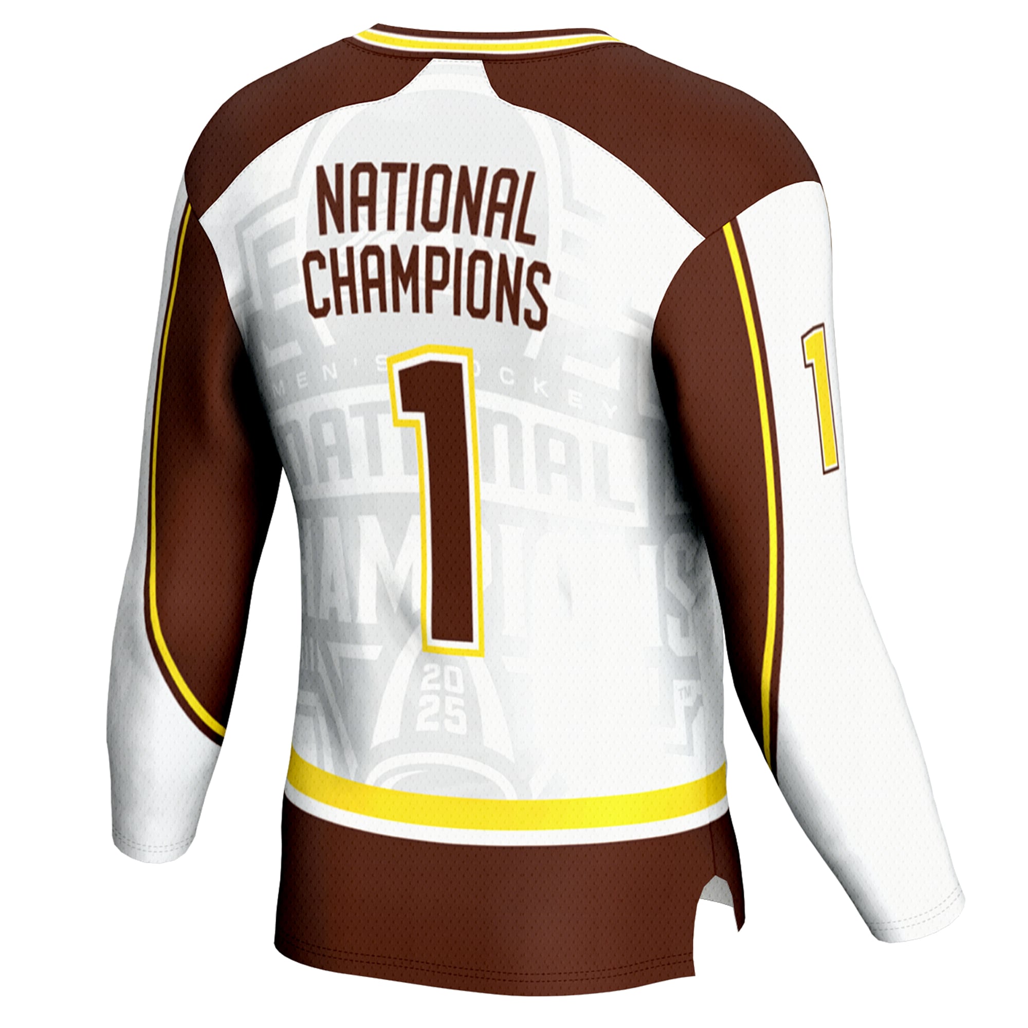 White Frozen Four Western Michigan Broncos Game Jersey White NCAA College Hockey Fan Wear