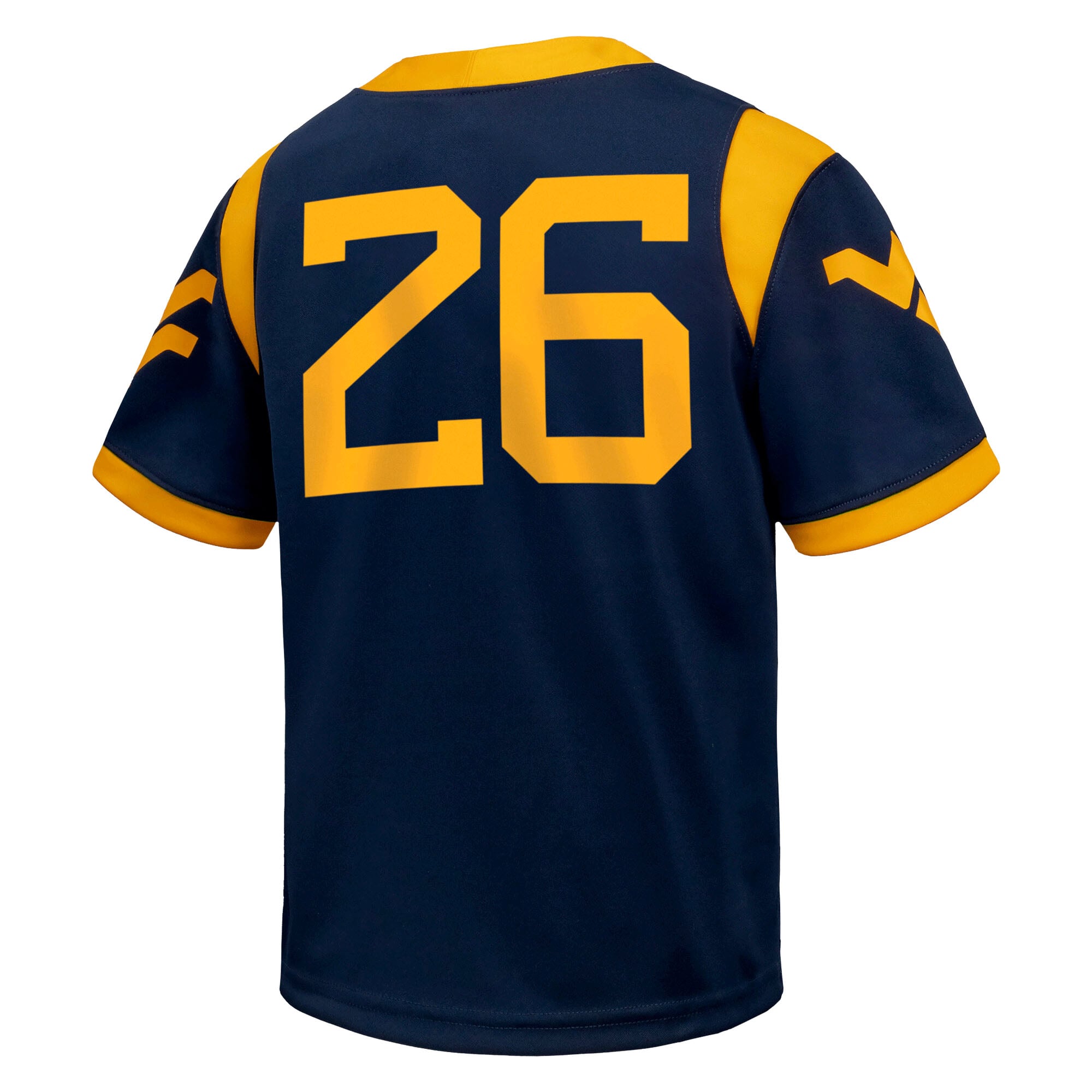 West Virginia Mountaineers Replica Jersey Navy NCAA College Football Fan Wear