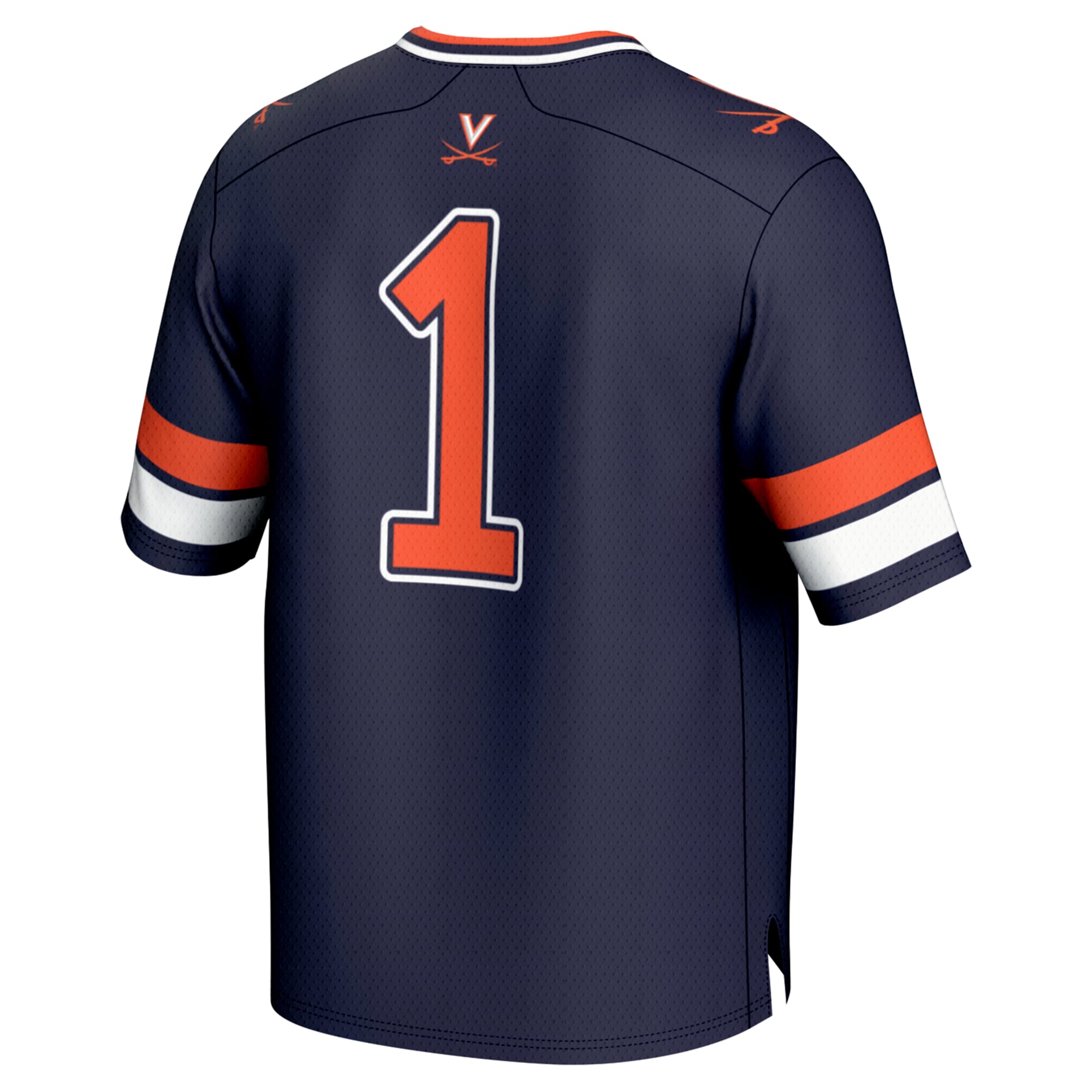 Collegiate Fashion Virginia Cavaliers Game Jersey Navy NCAA College Football Fan Wear