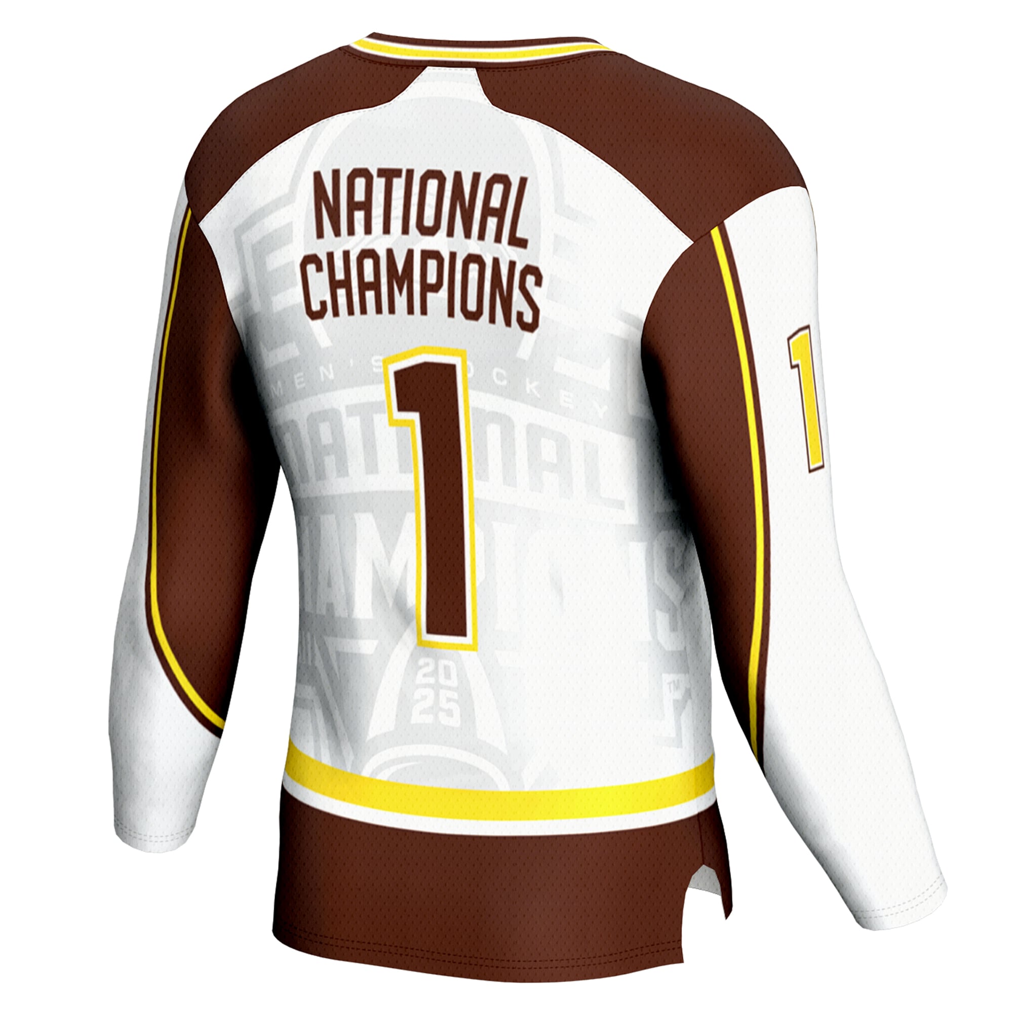 White Frozen Four Western Michigan Broncos Game Jersey White NCAA College Hockey Fan Wear