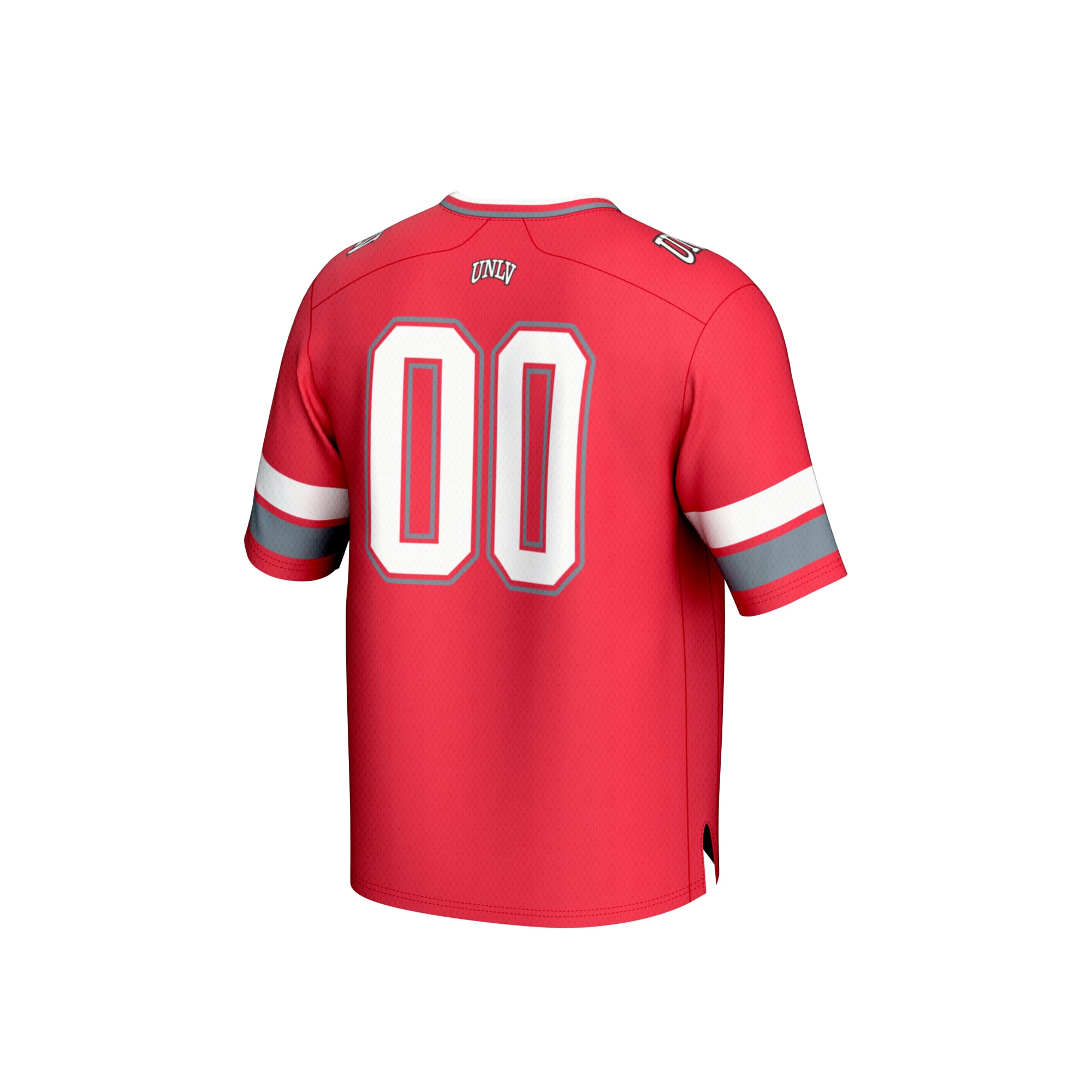 Collegiate Fashion UNLV Rebels Game Jersey No.00 Scarlet NCAA College Football Fan Wear Collegiate Fashion