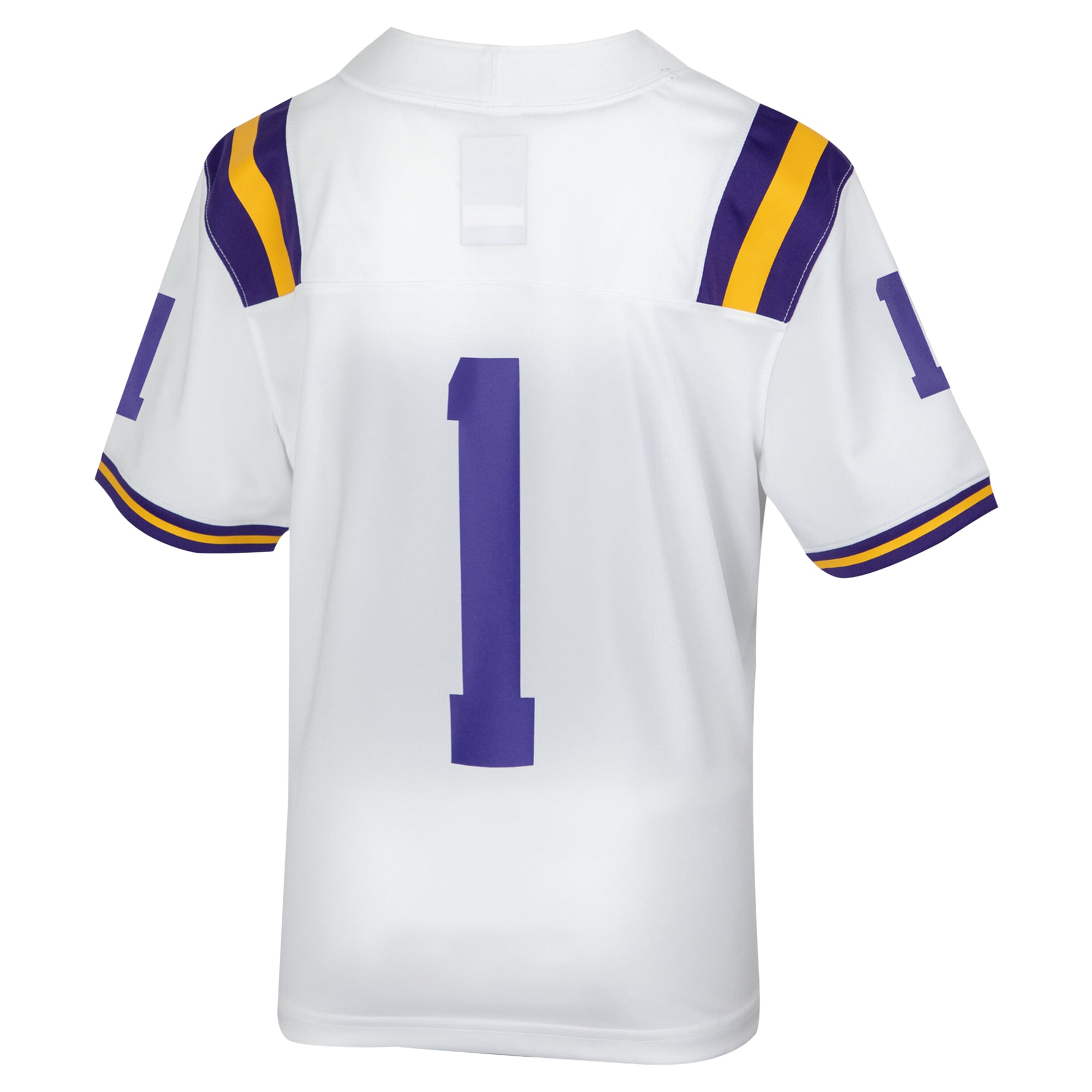 LSU Tigers Replica Jersey White NCAA College Football Fan Wear