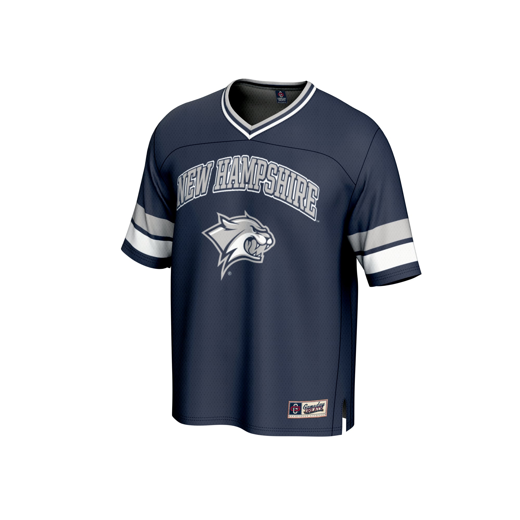 Spirit New Hampshire Wildcats Game Jersey Navy NCAA College Football Fan Wear Spirit