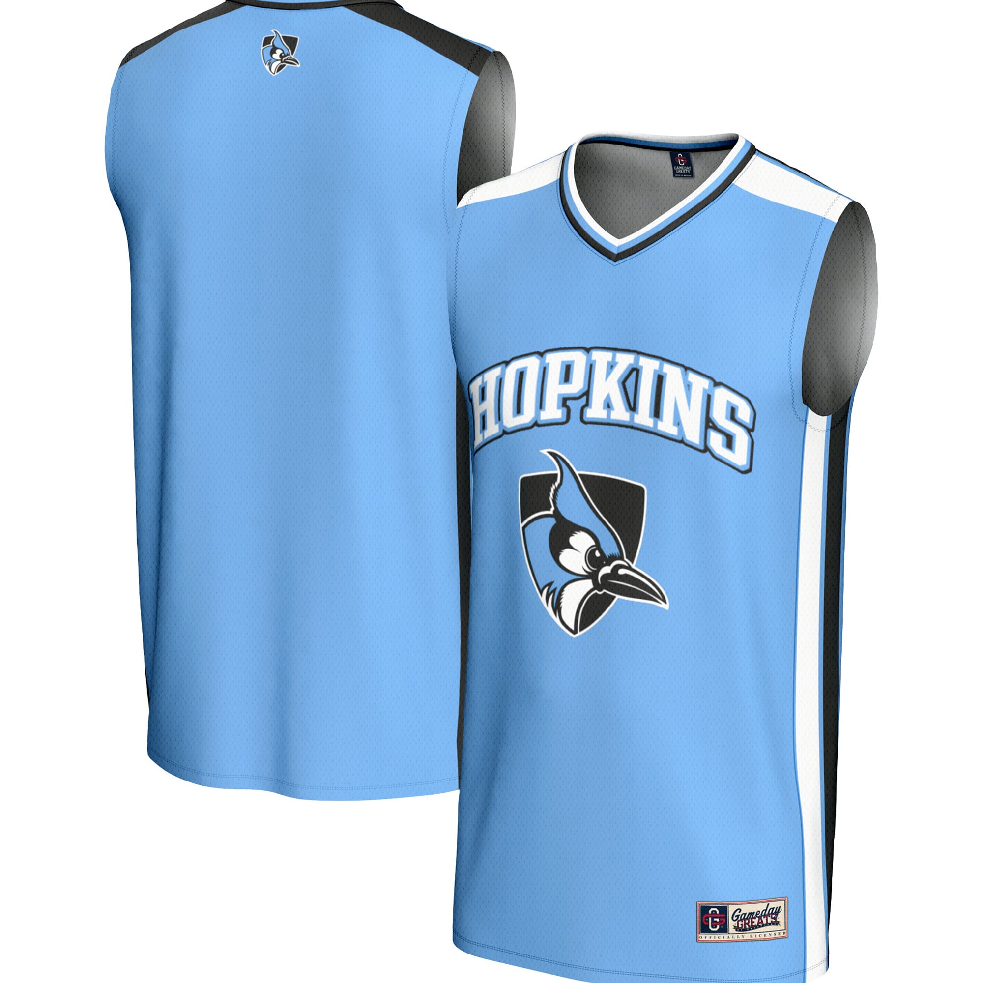 Basketball Johns Hopkins Blue Jays Jersey Blue NCAA College Basketball Fan Wear
