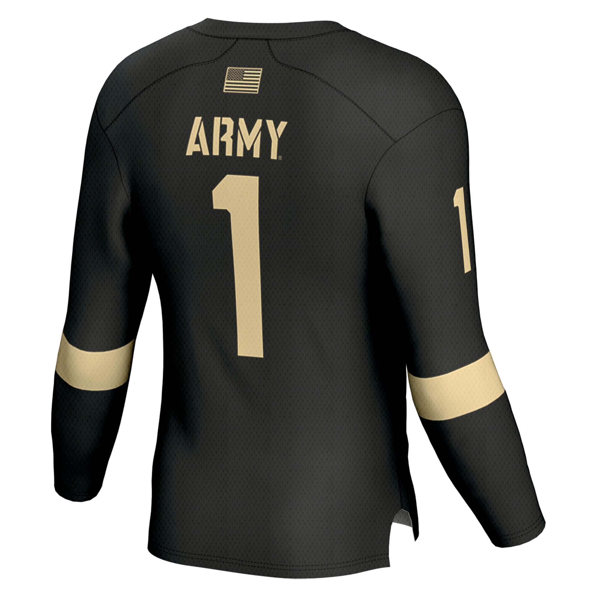 Fashion Army Black Knights Game Jersey Black NCAA College Hockey Fan Wear Fashion