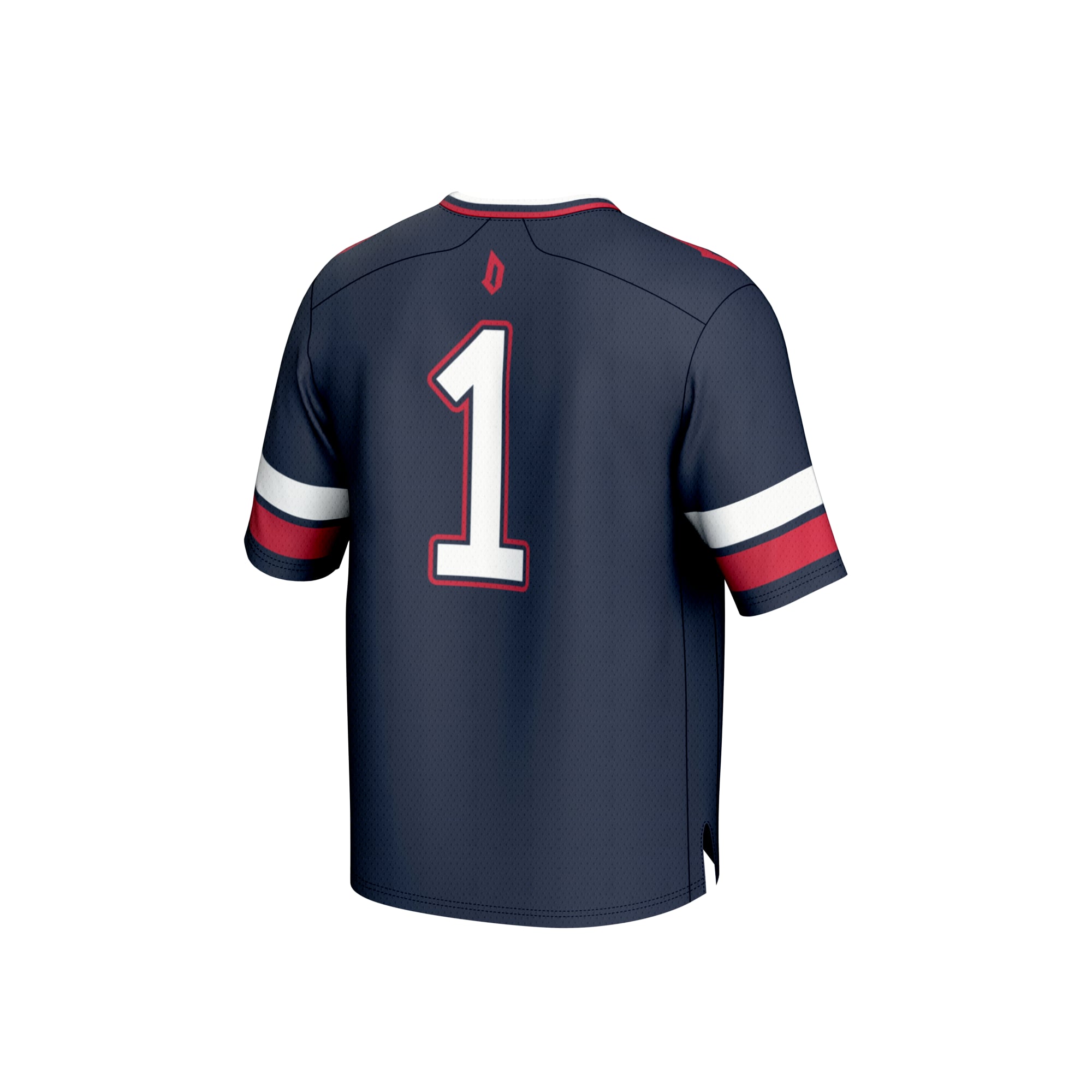 Collegiate Fashion Duquesne Dukes Game Jersey No.1 Navy NCAA College Football Fan Wear