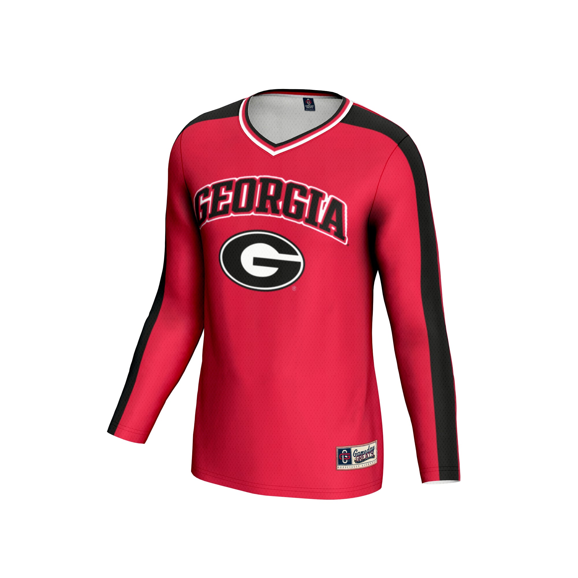 Red Volleyball Fashion Georgia Bulldogs Game Jersey No.1 Red NCAA College Volleyball Fan Wear