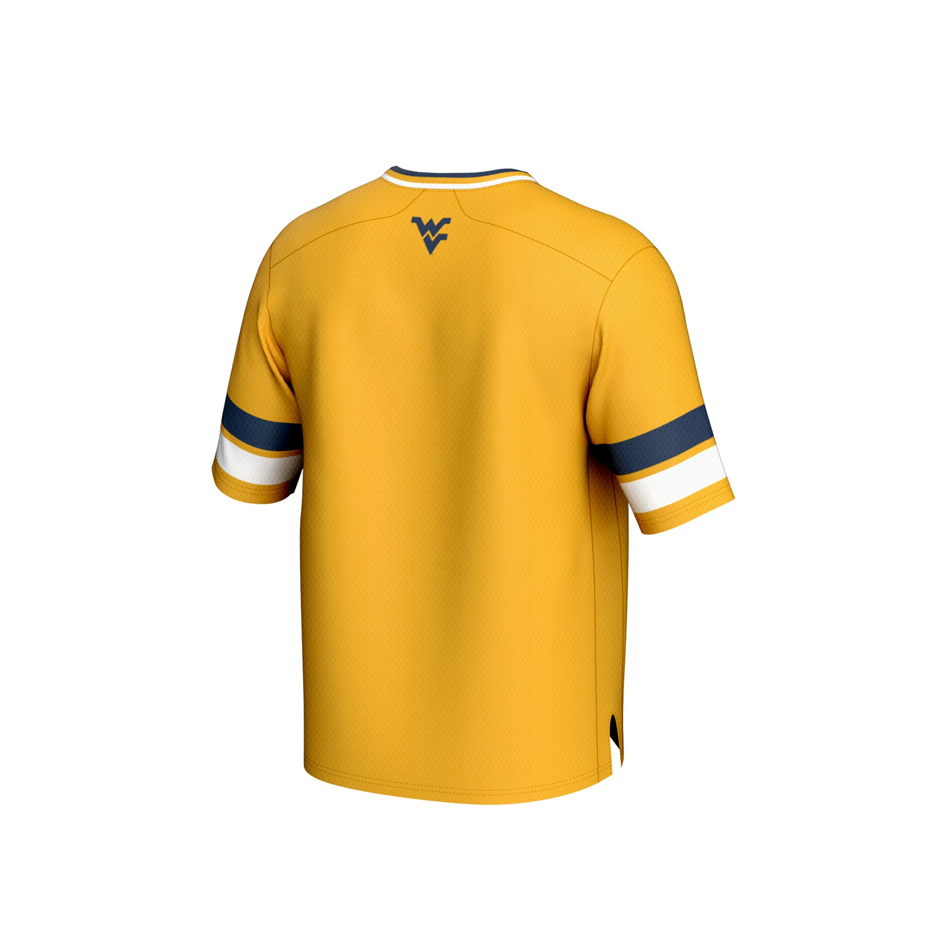 Gold Spirit West Virginia Mountaineers Game Jersey Gold NCAA College Football Fan Wear Gold Spirit